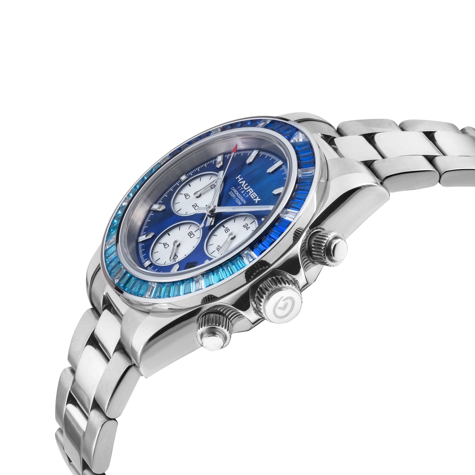 Haurex Italy Arcobaleno Men's Blue MOP Dial Watch Watch Haurex 