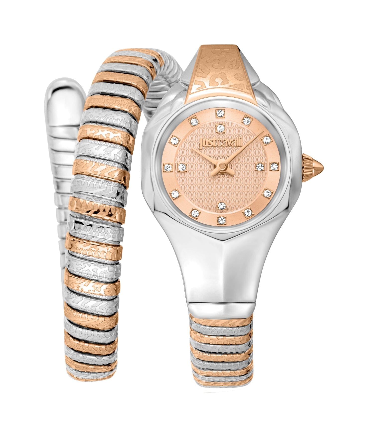 Just Cavalli Amalfi Women's Two Tone Rose Gold & Silver Watch Just Cavalli 