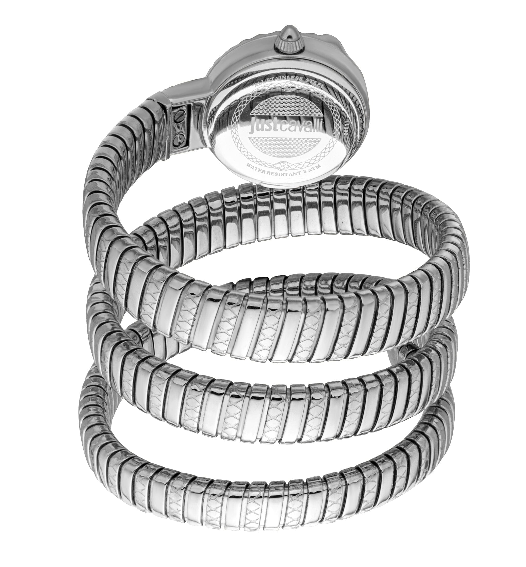 Just Cavalli Enchanting Women’s Stainless Steel Snake Watch with Blue dial Just Cavalli 