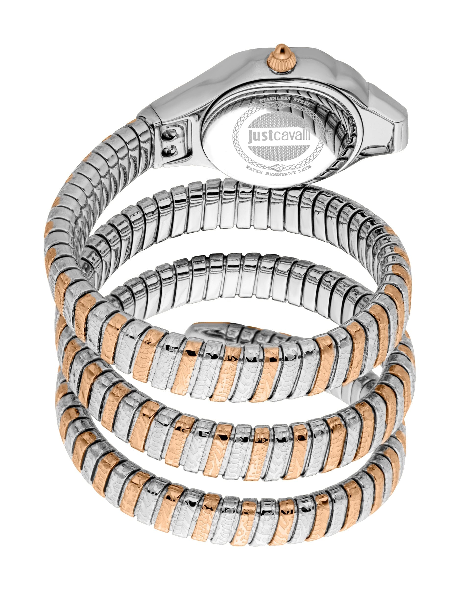 Just Cavalli Ravenna Women's Two Tone Rose Gold & Silver Watch Just Cavalli 