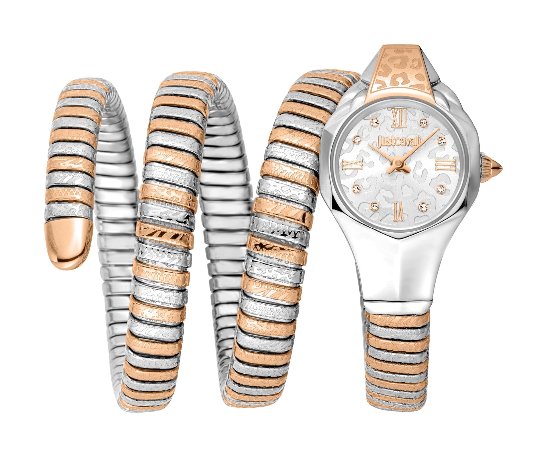 Just Cavalli Ravenna Women's Two Tone Rose Gold & Silver Watch Just Cavalli 