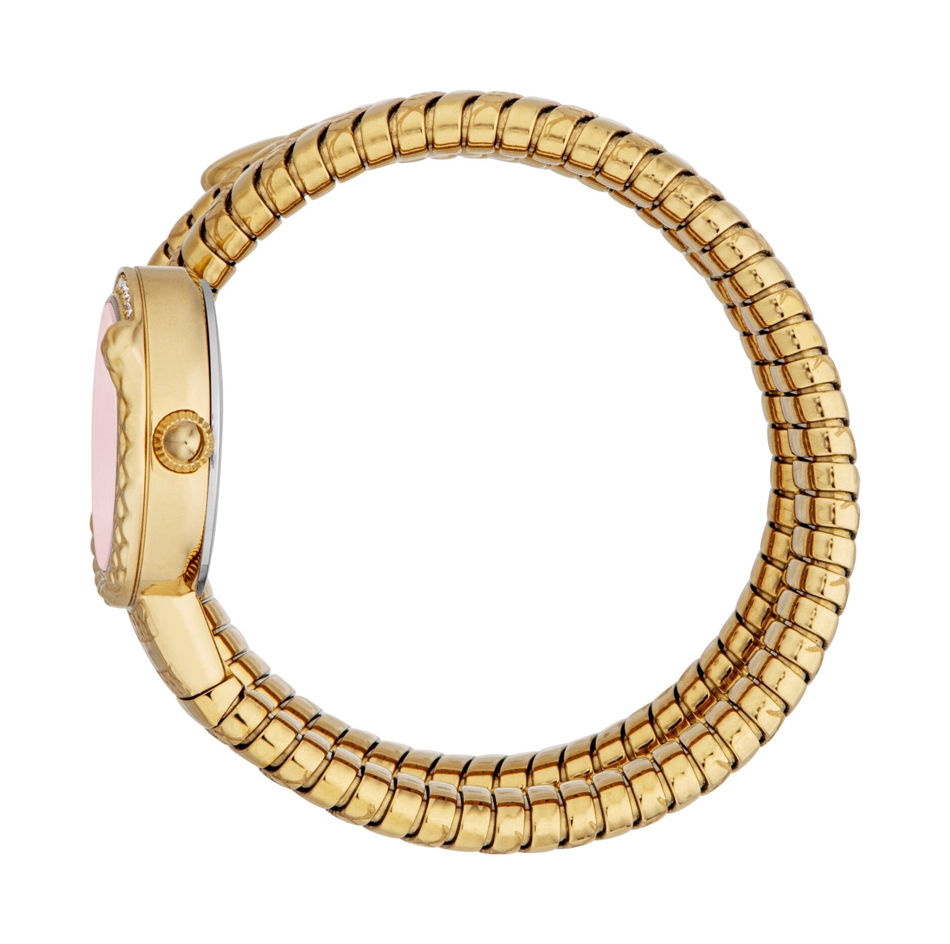 Just Cavalli Women’s Gold Stainless Steel Snake Watch with Red dial Just Cavalli 
