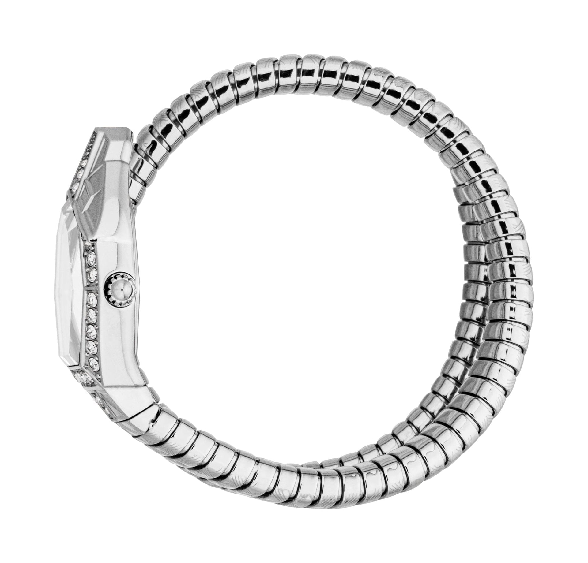 Just Cavalli Women’s Stainless Steel Snake Watch with Silver Dial Just Cavalli 