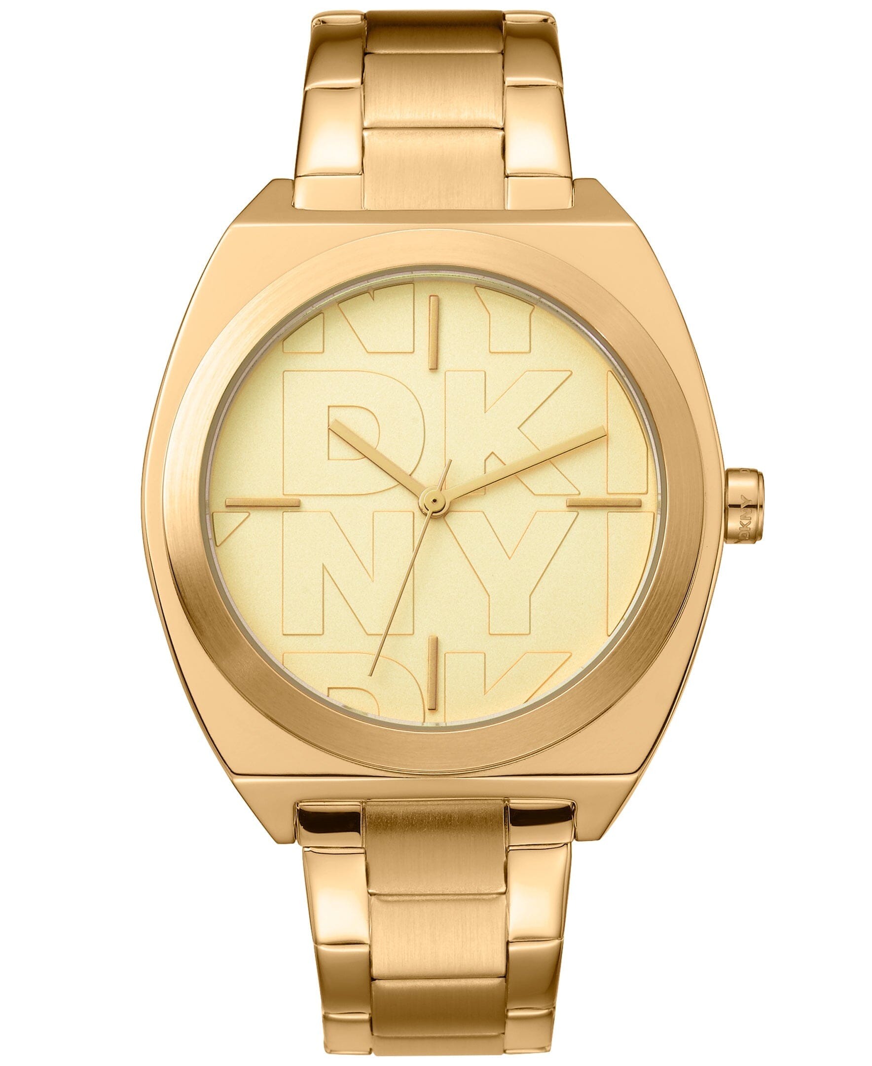 LOGO Broadway Maxi Champagne Womens Watch DKNY 