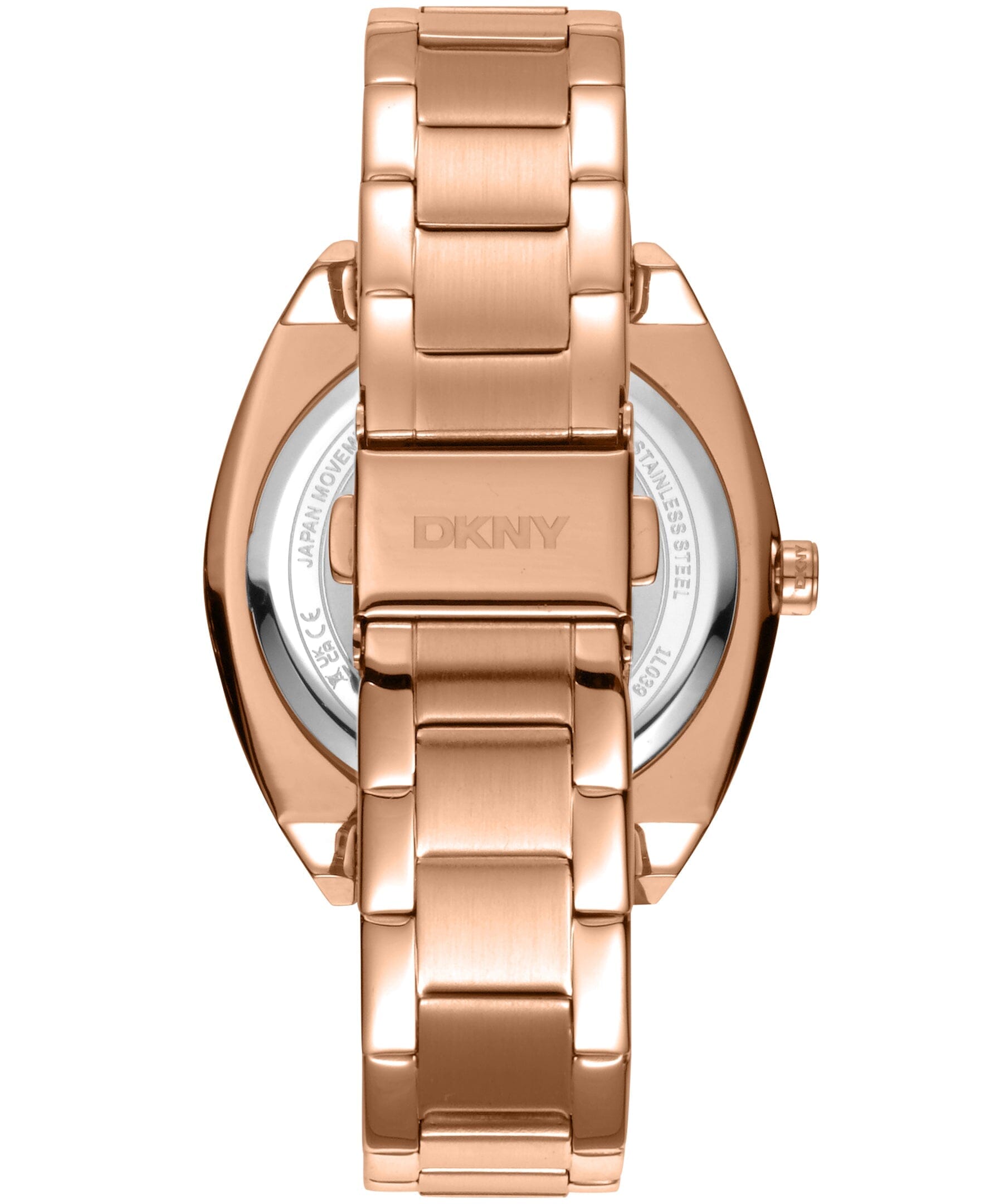 LOGO Broadway Maxi Rose Gold Womens Watch DKNY 
