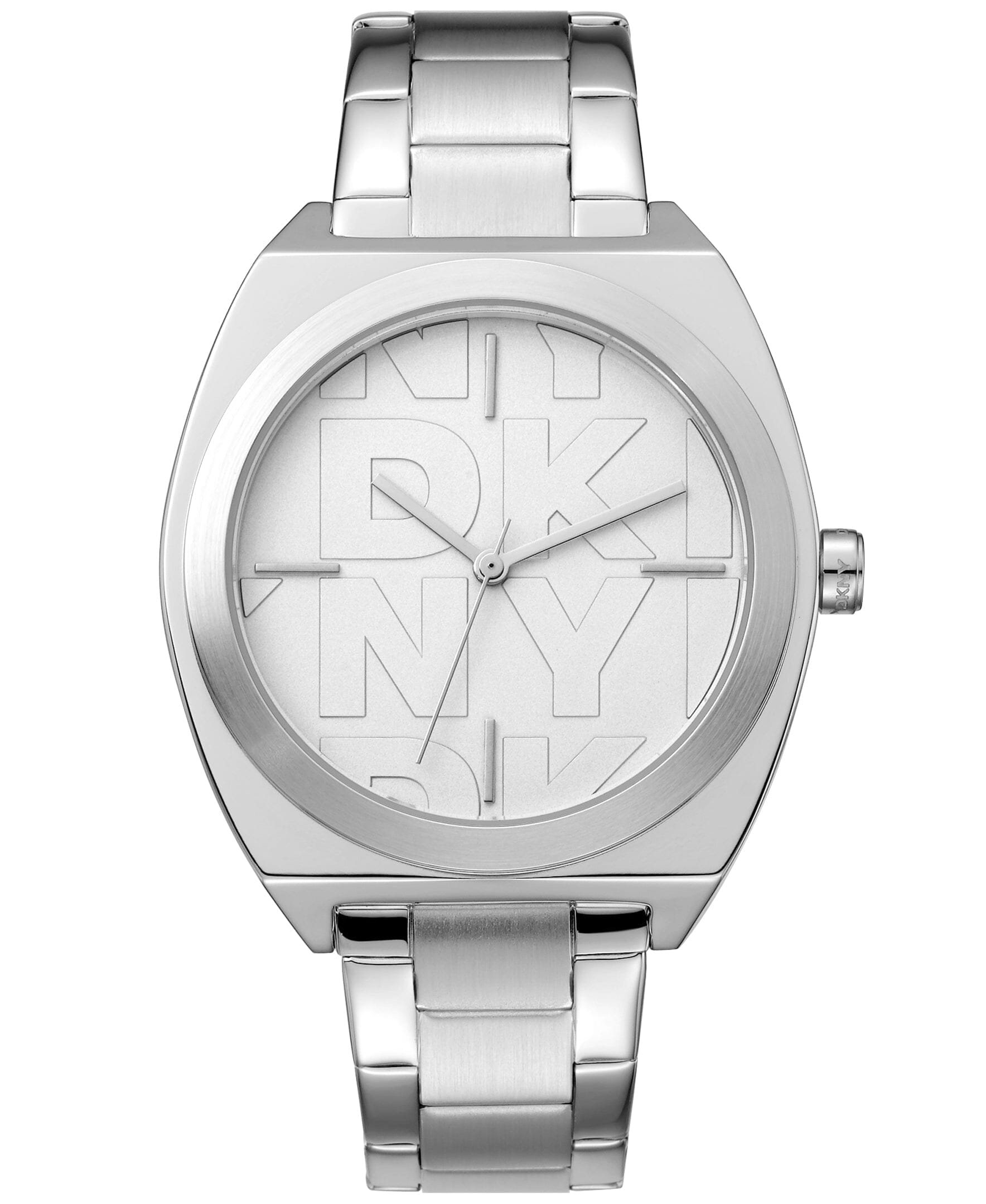 LOGO Broadway Maxi Silver Womens Watch DKNY 