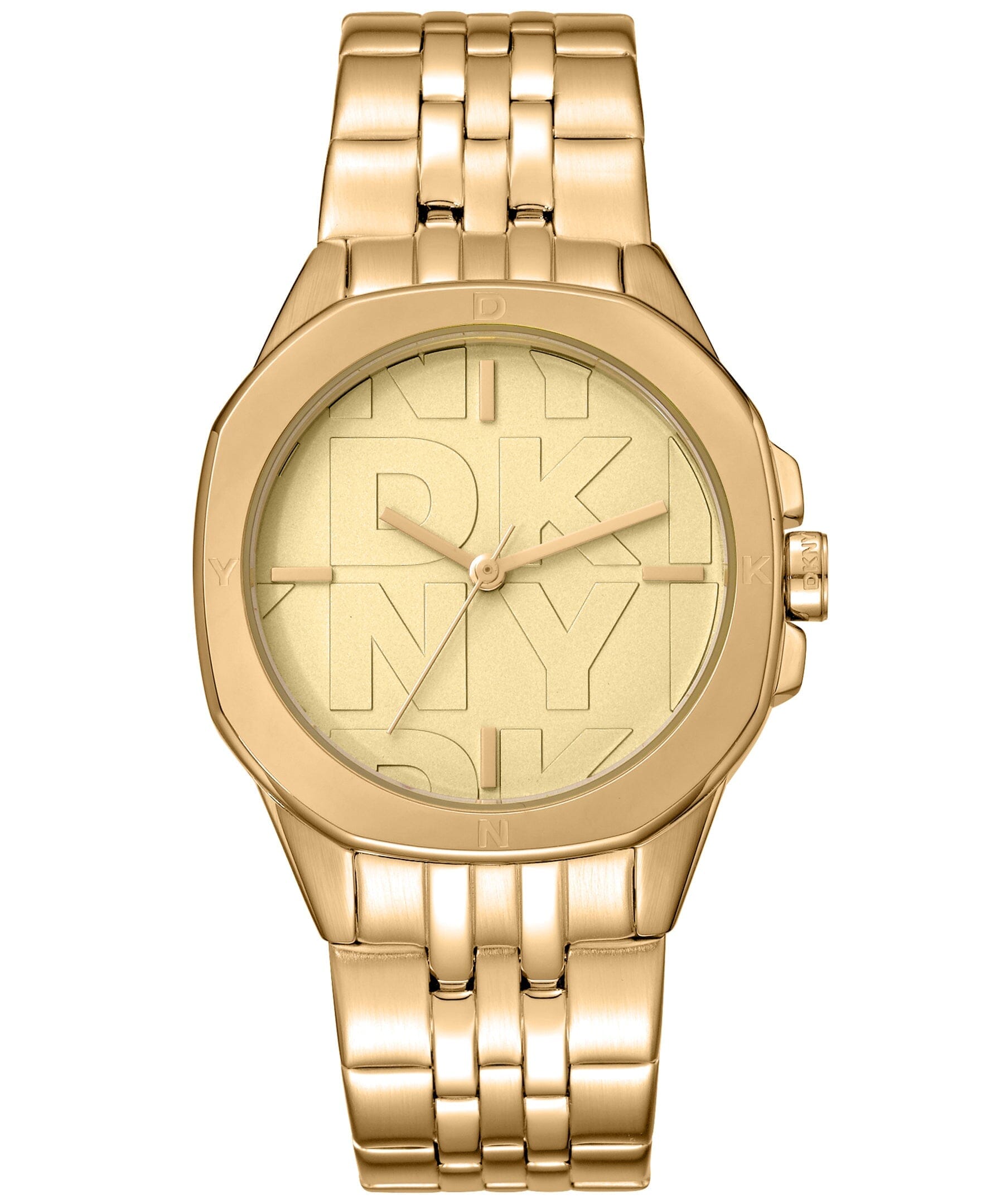 LOGO Brooklyn Midi Champagne Womens Watch DKNY 