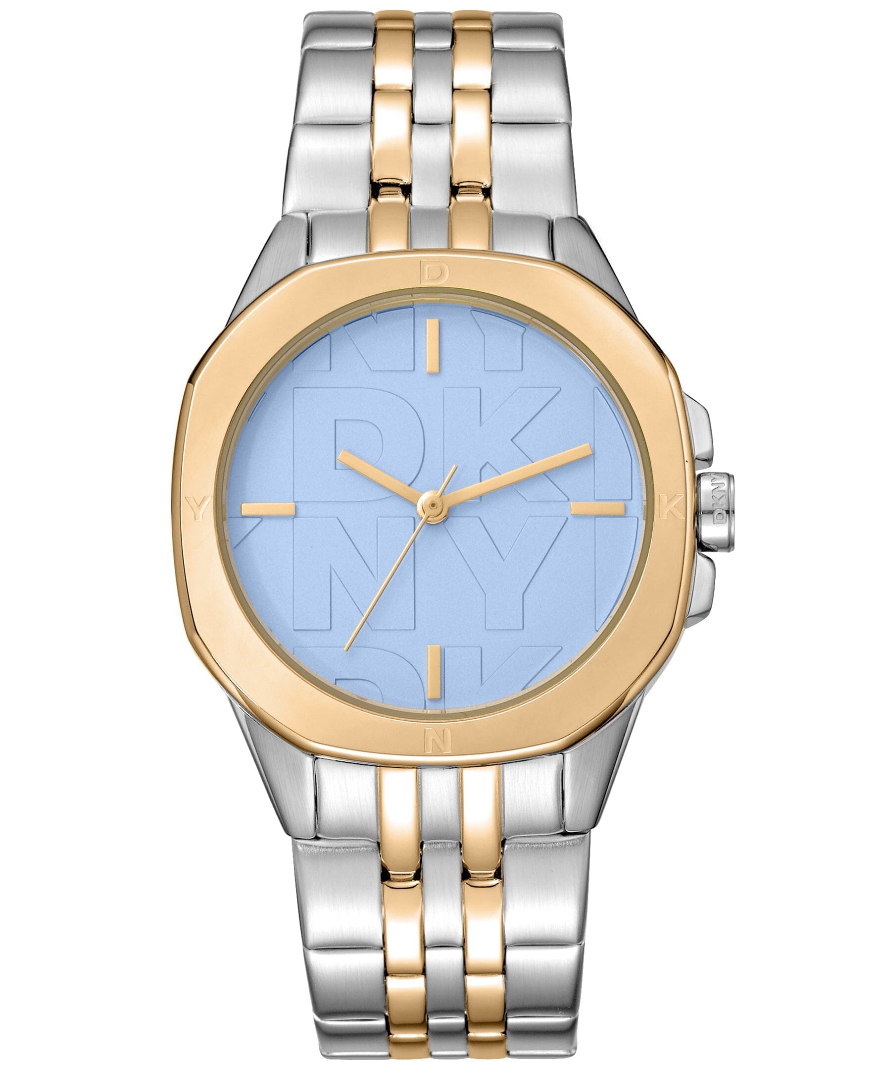 LOGO Brooklyn Midi Light Blue Womens Watch DKNY 