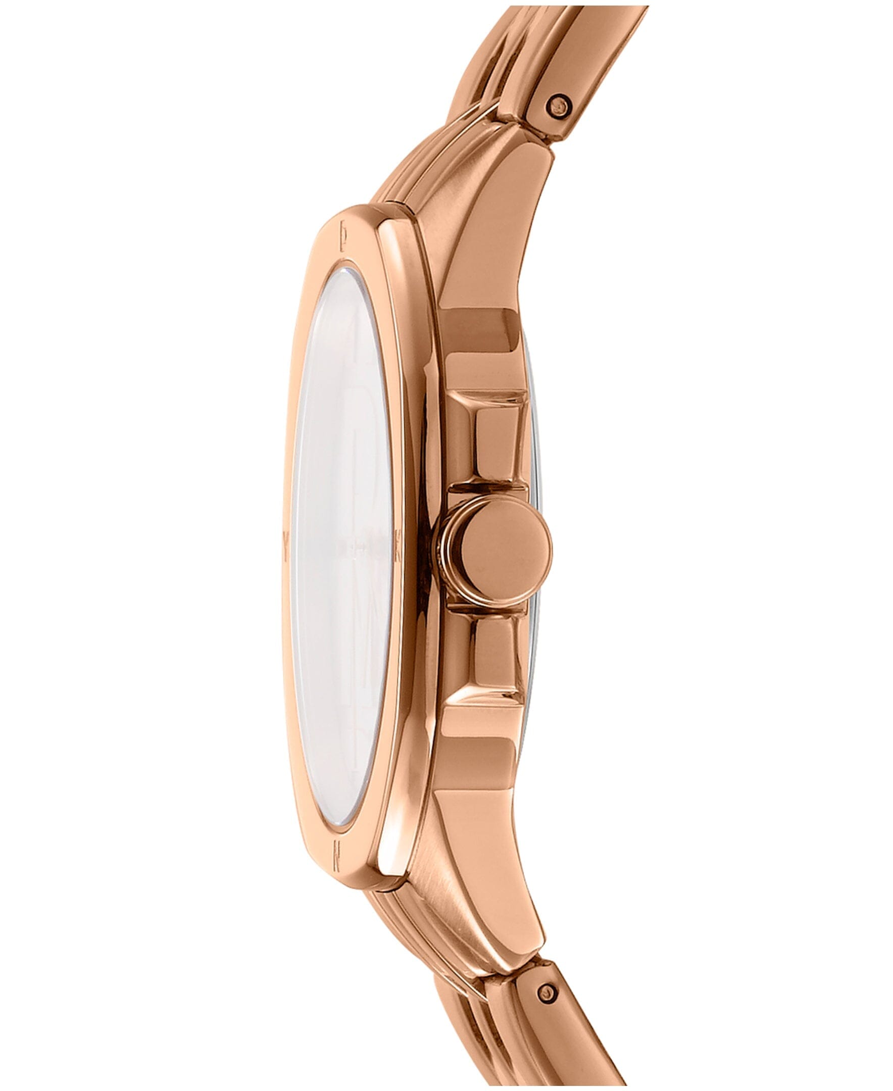 LOGO Brooklyn Midi Rose Gold Womens Watch DKNY 