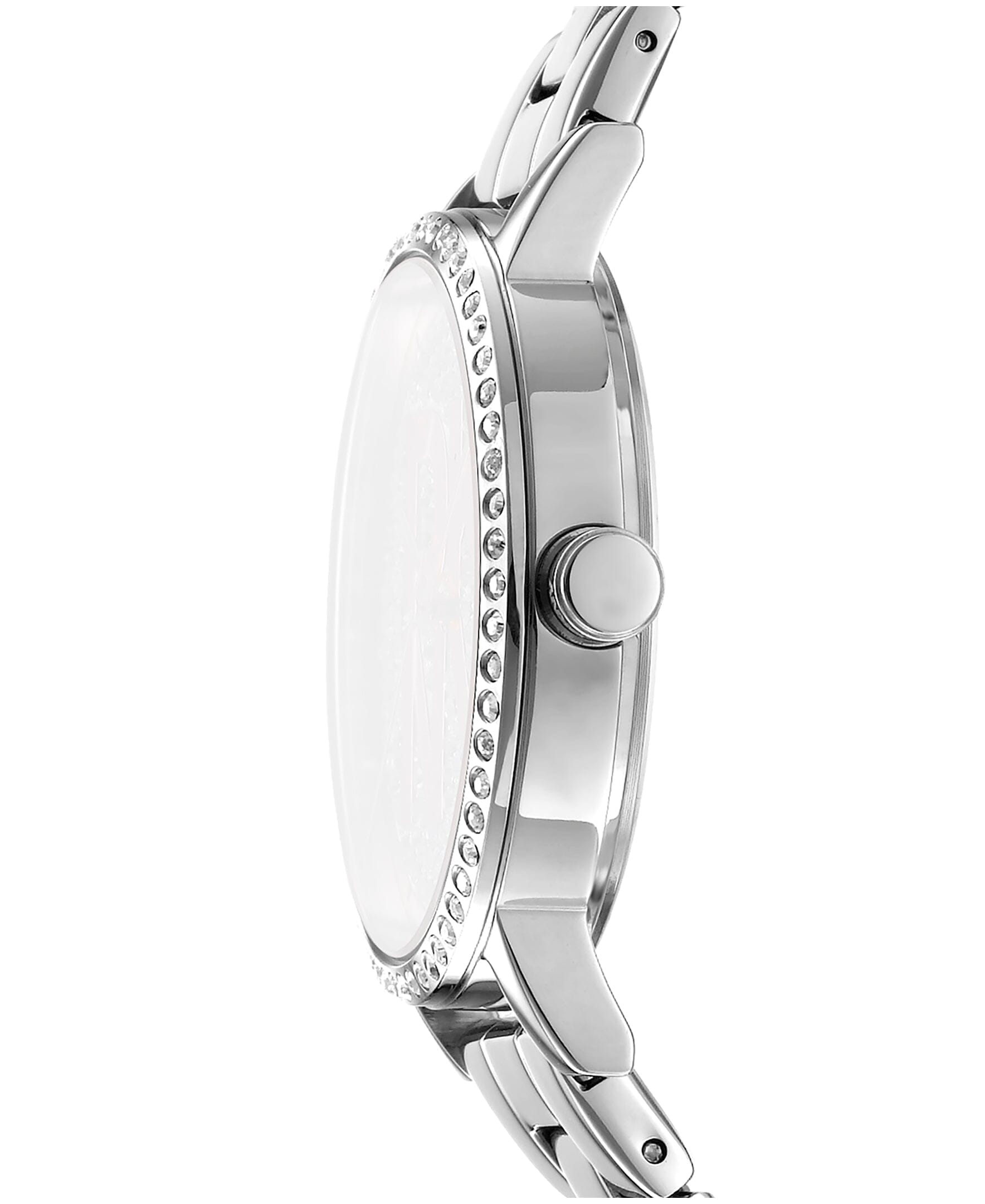 LOGO Soho Logo Silver Powder Dial Women's Watch DKNY 