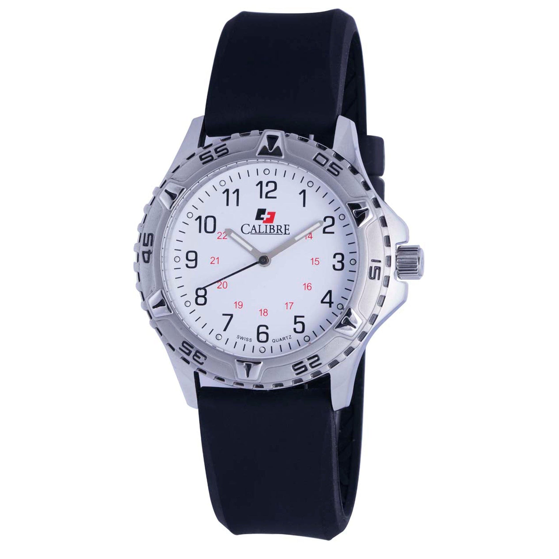 Men's Calibre Sea Wolf White Dial Silver Quartz Watch Calibre 