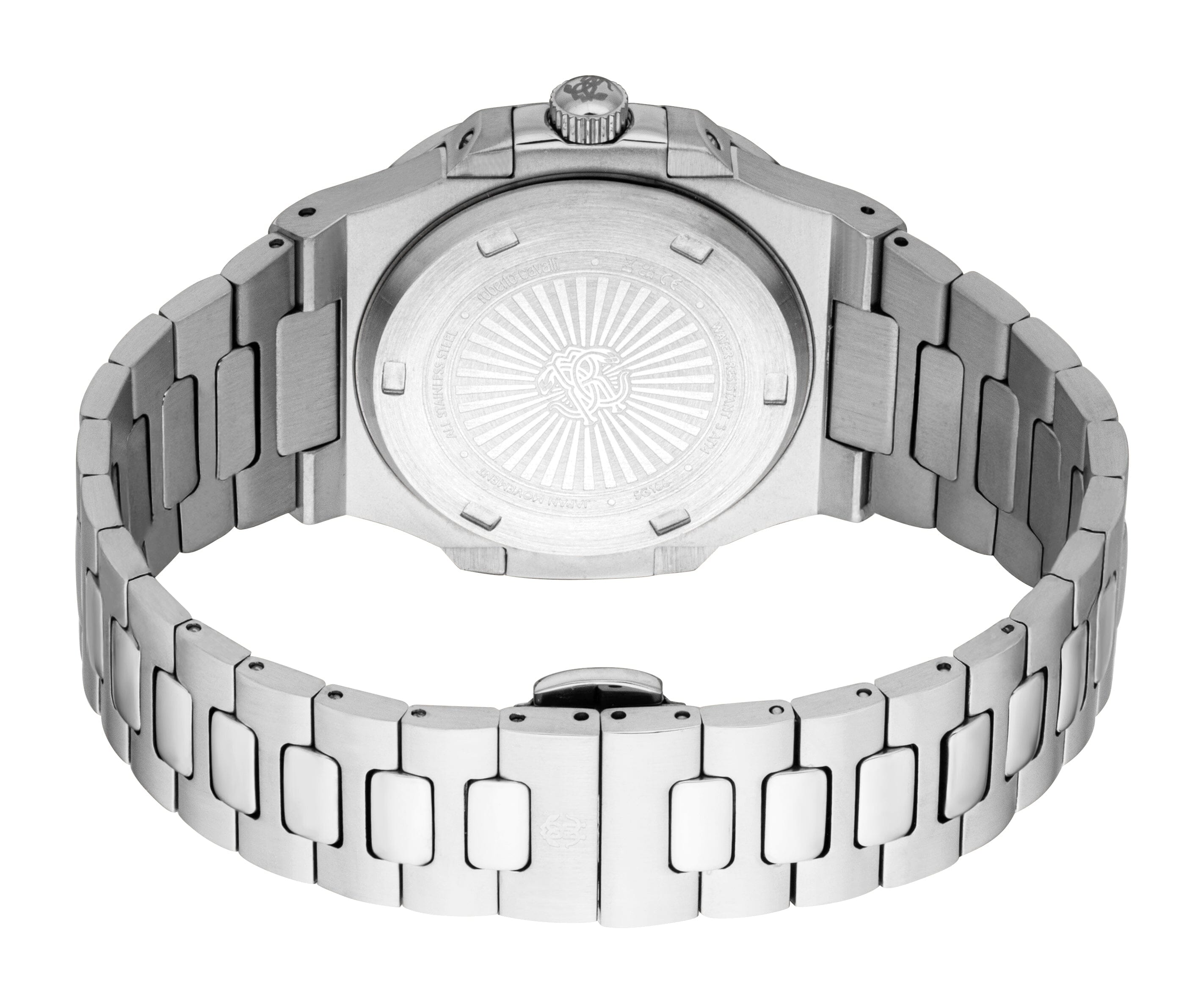 RC5G166M0045 Roberto Cavalli Men Watch, Dark Green Dial, Stainless Steel Metal Bracelet Roberto Cavalli 