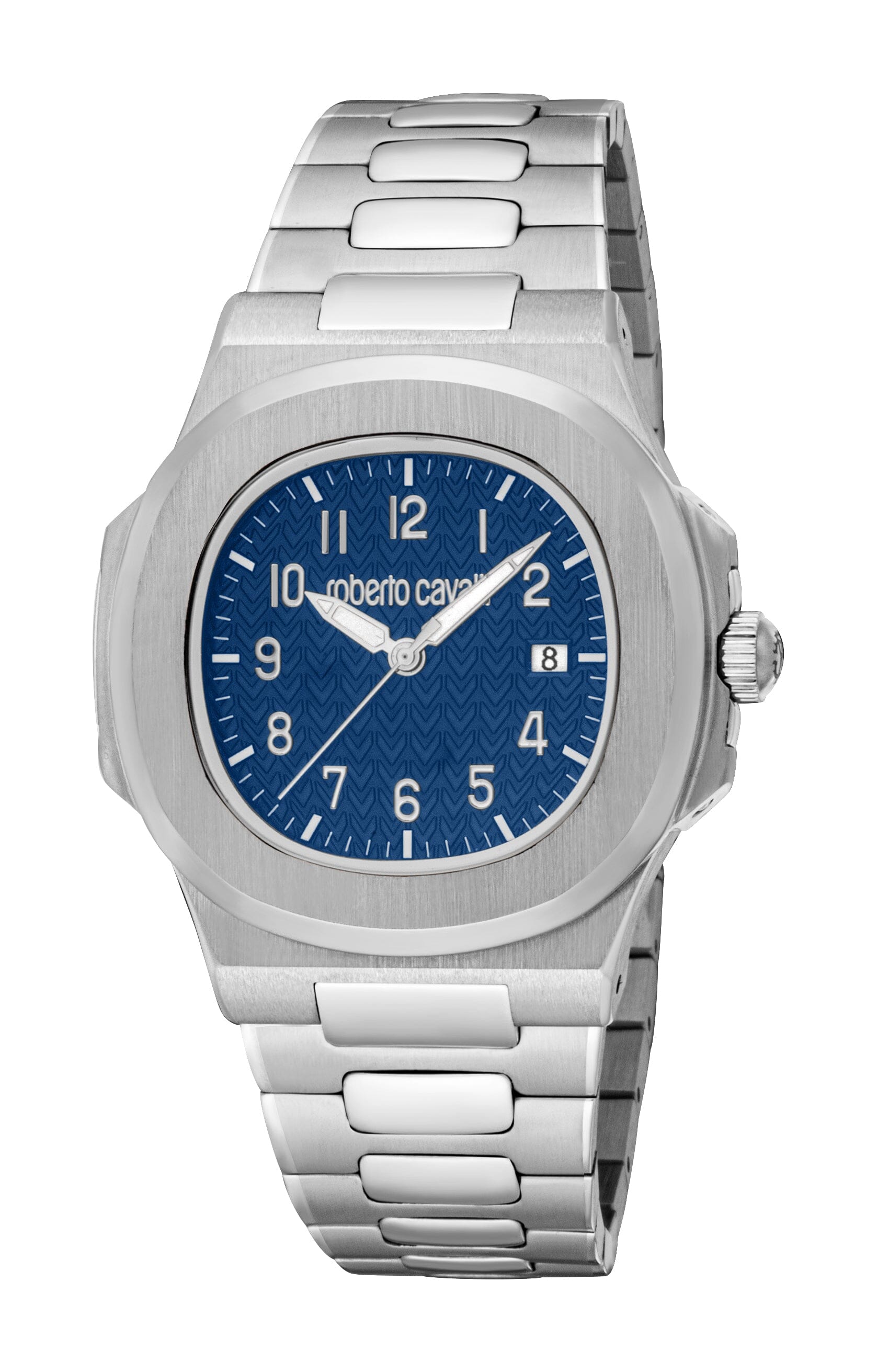 RC5G166M0055 Roberto Cavalli Men Watch, Dark Blue Dial, Stainless Steel Metal Bracelet Roberto Cavalli 