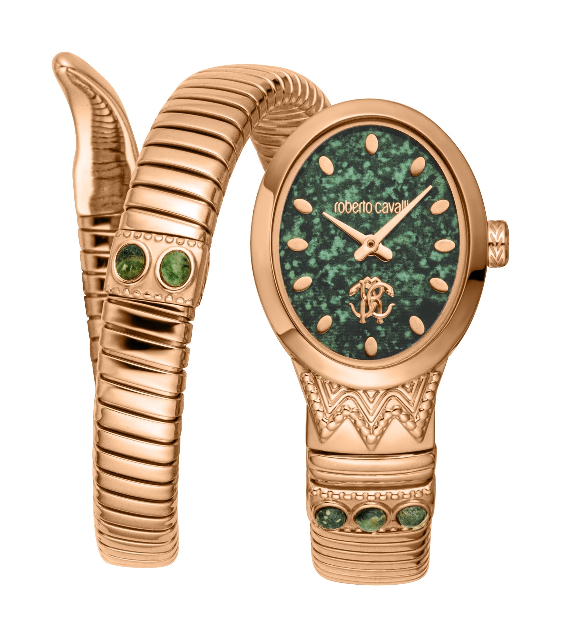 RC5L104M0045 Roberto Cavalli Women Stainless Steel Rose Gold Snake watch Roberto Cavalli 
