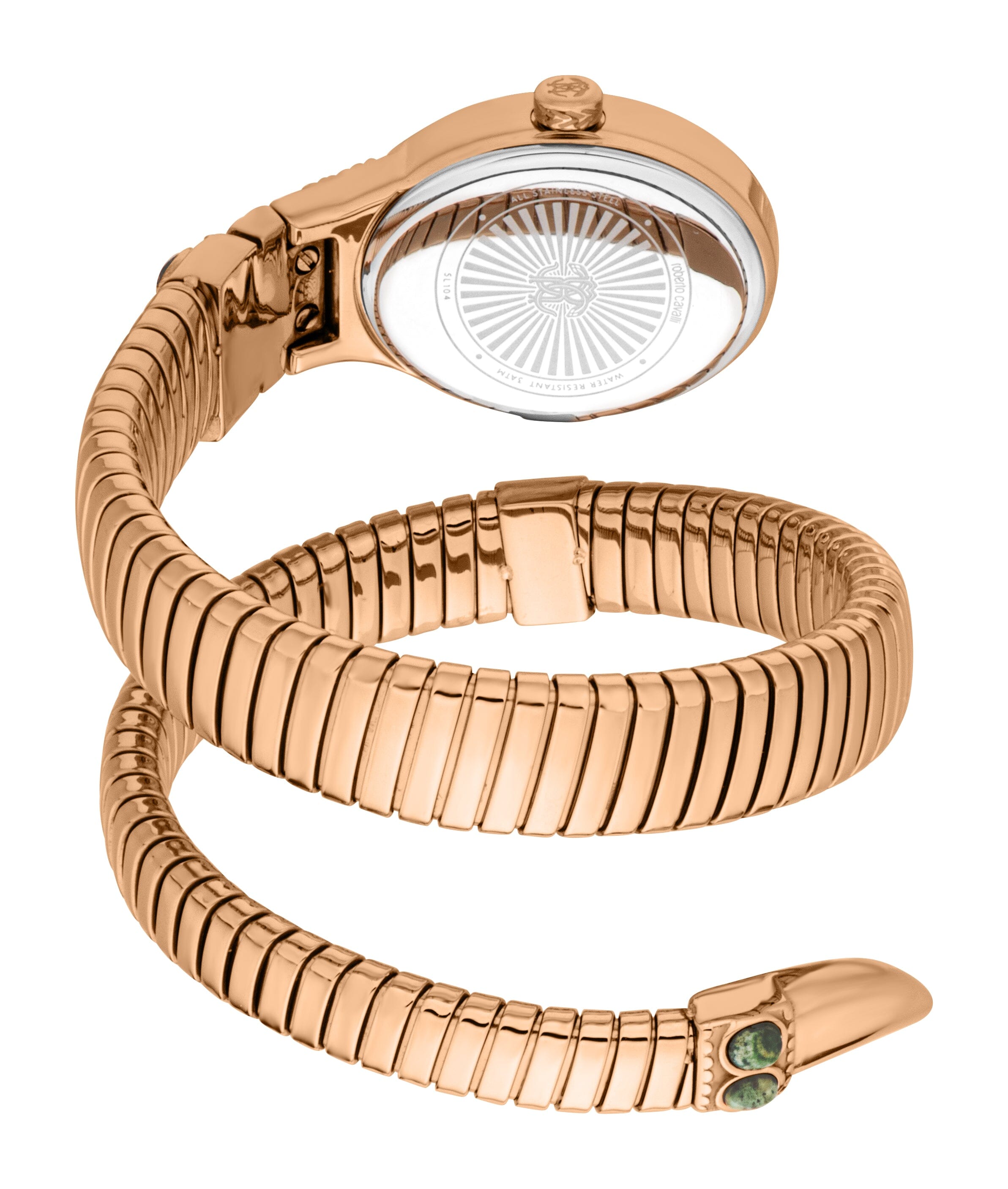 RC5L104M0045 Roberto Cavalli Women Stainless Steel Rose Gold Snake watch Roberto Cavalli 