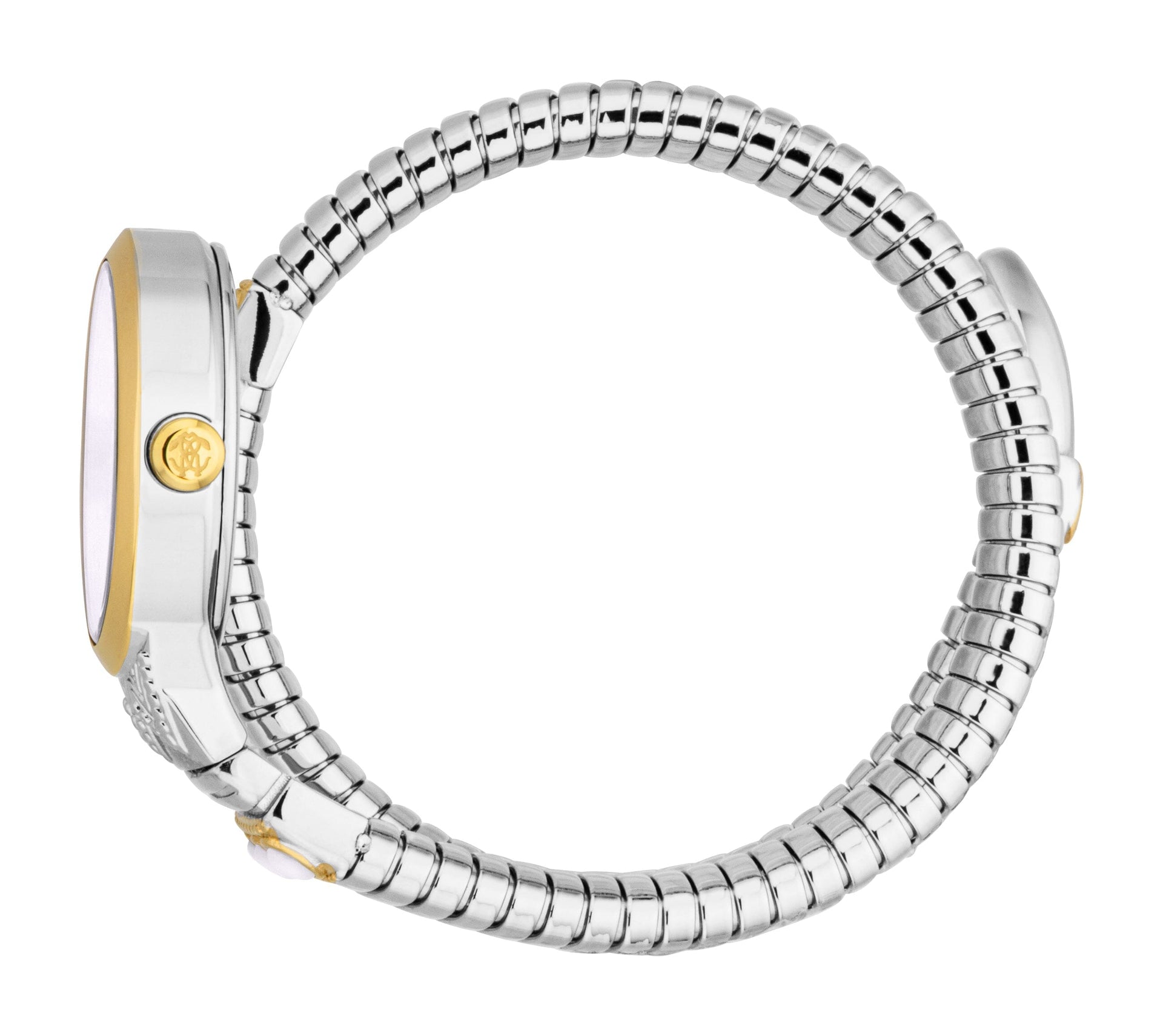 RC5L104M0055 Roberto Cavalli Women Stainless Steel Two toned Silver & Gold Snake watch Roberto Cavalli 