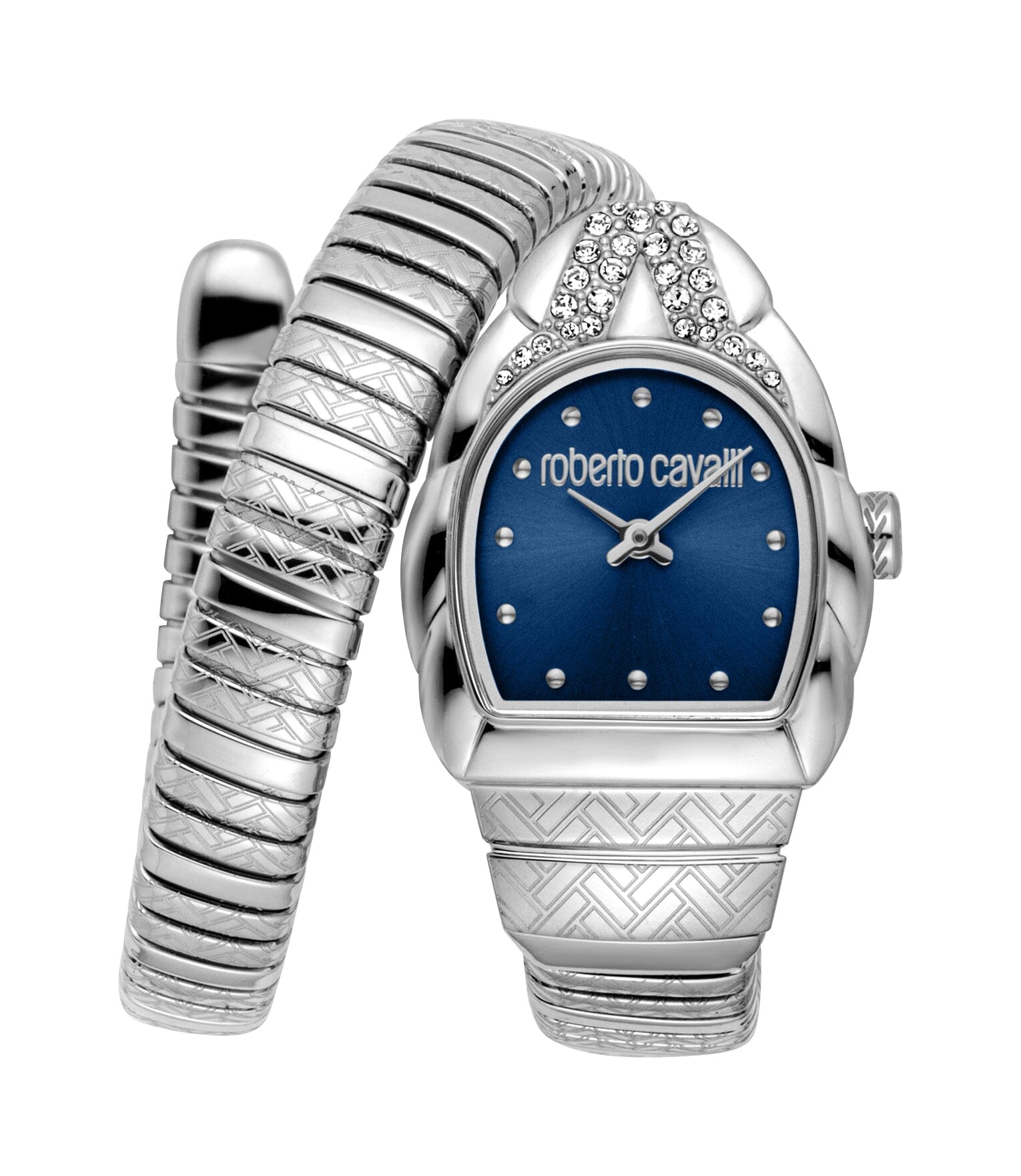RC5L133M0025 Roberto Cavalli Women's Stainless Steel Snake Watch Roberto Cavalli 
