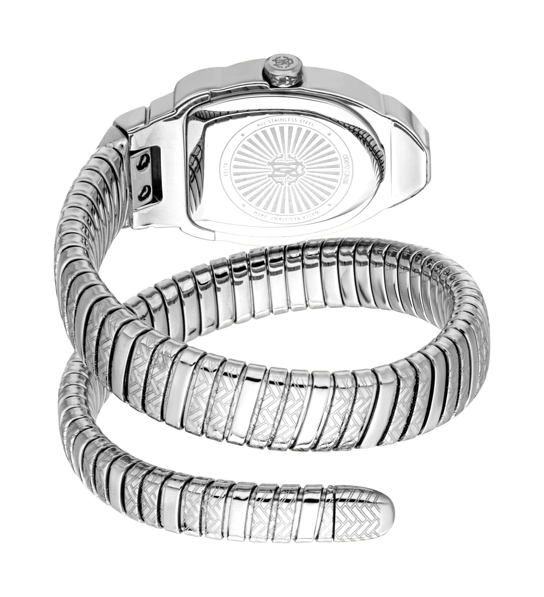 RC5L133M0025 Roberto Cavalli Women's Stainless Steel Snake Watch Roberto Cavalli 