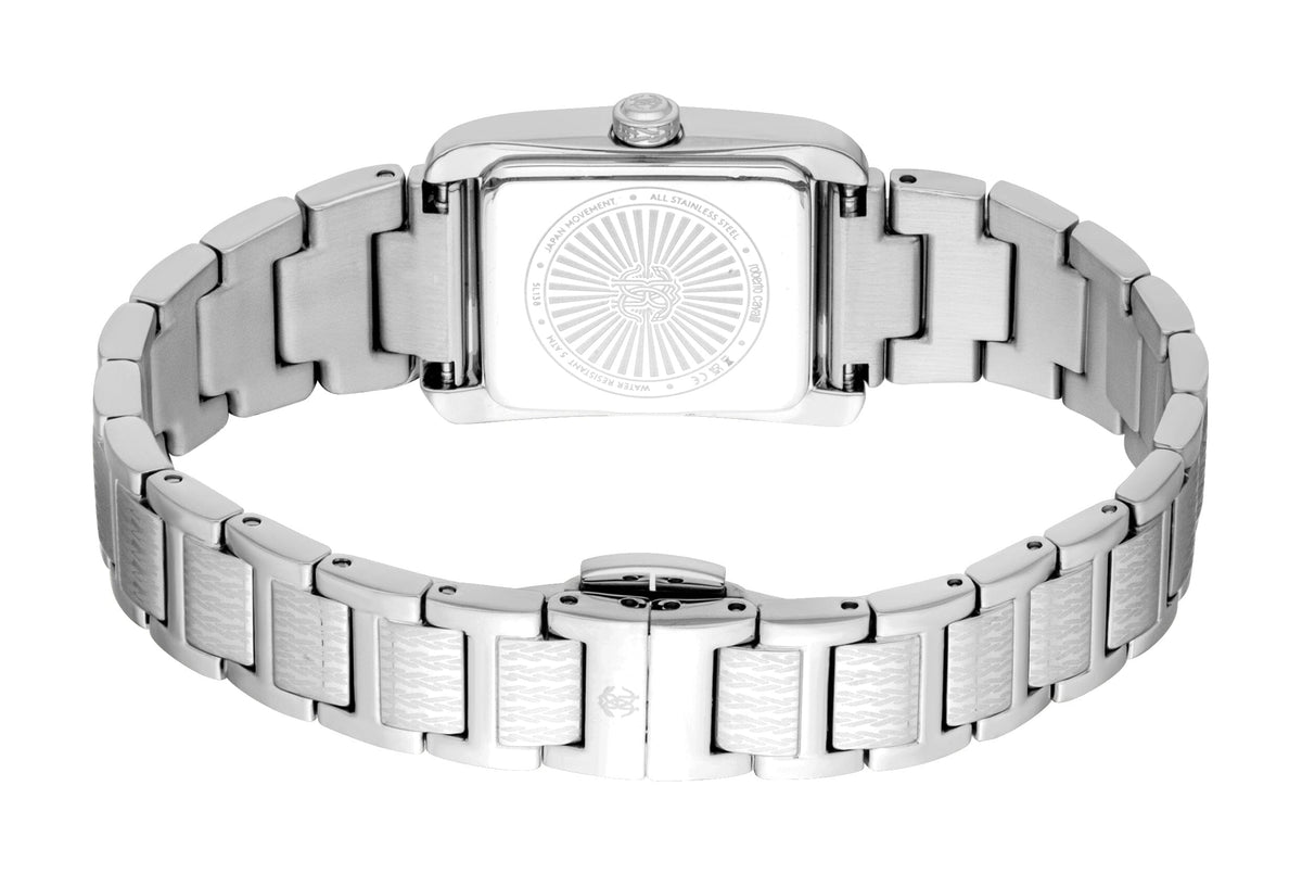 RC5L138M0045 Roberto Cavalli Women Watch, Silver Dial, Stainless Steel Metal Bracelet Roberto Cavalli 