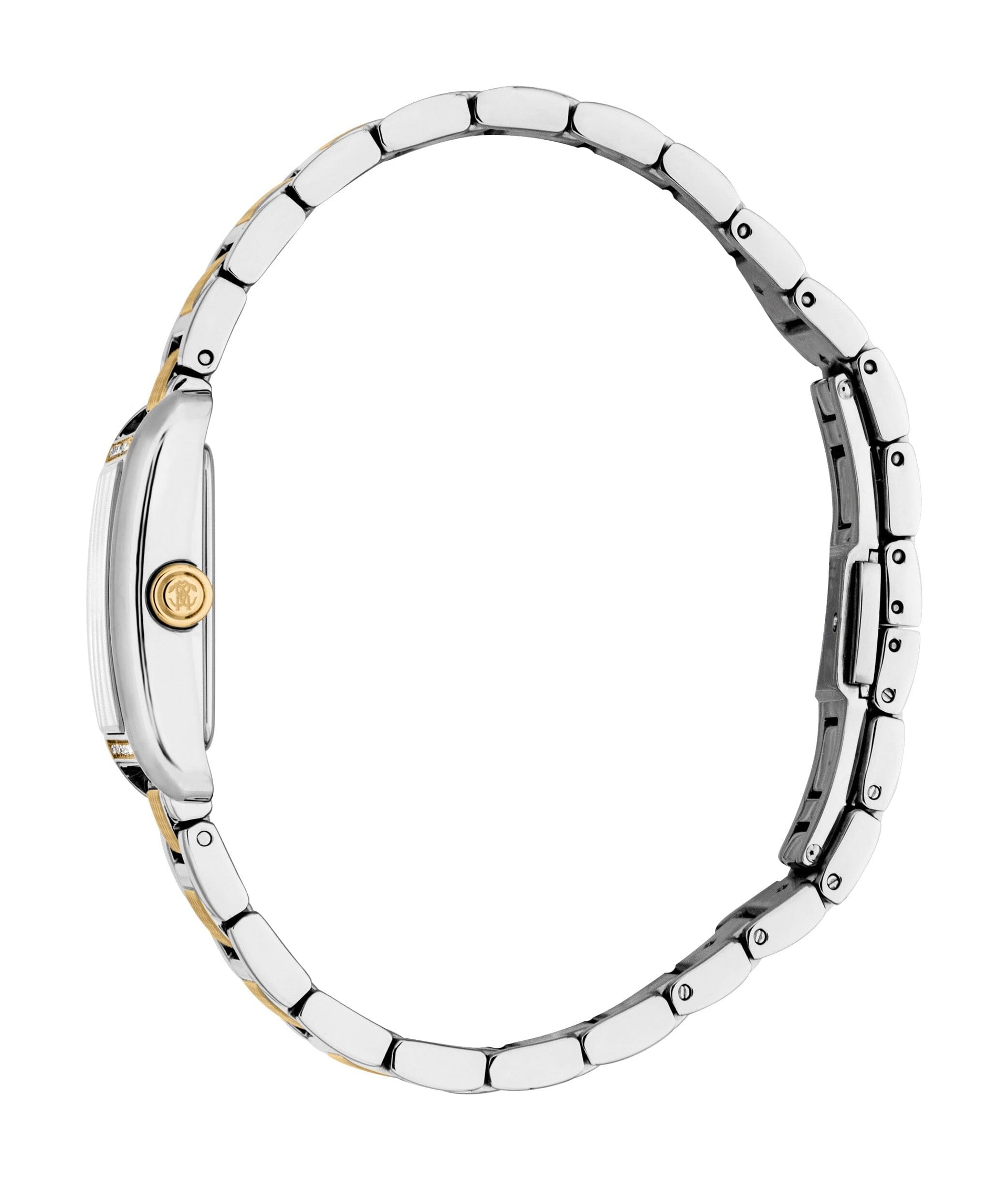 RC5L138M0085 Roberto Cavalli Women Watch, Silver Dial, Two Tone Silver & Gold Color Metal Bracelet Roberto Cavalli 