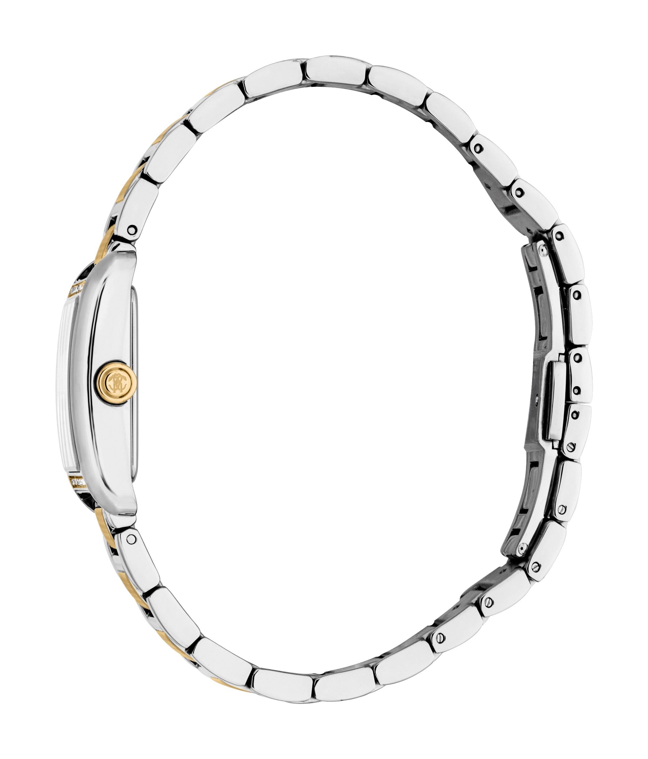 RC5L138M0085 Roberto Cavalli Women Watch, Silver Dial, Two Tone Silver & Gold Color Metal Bracelet Roberto Cavalli 