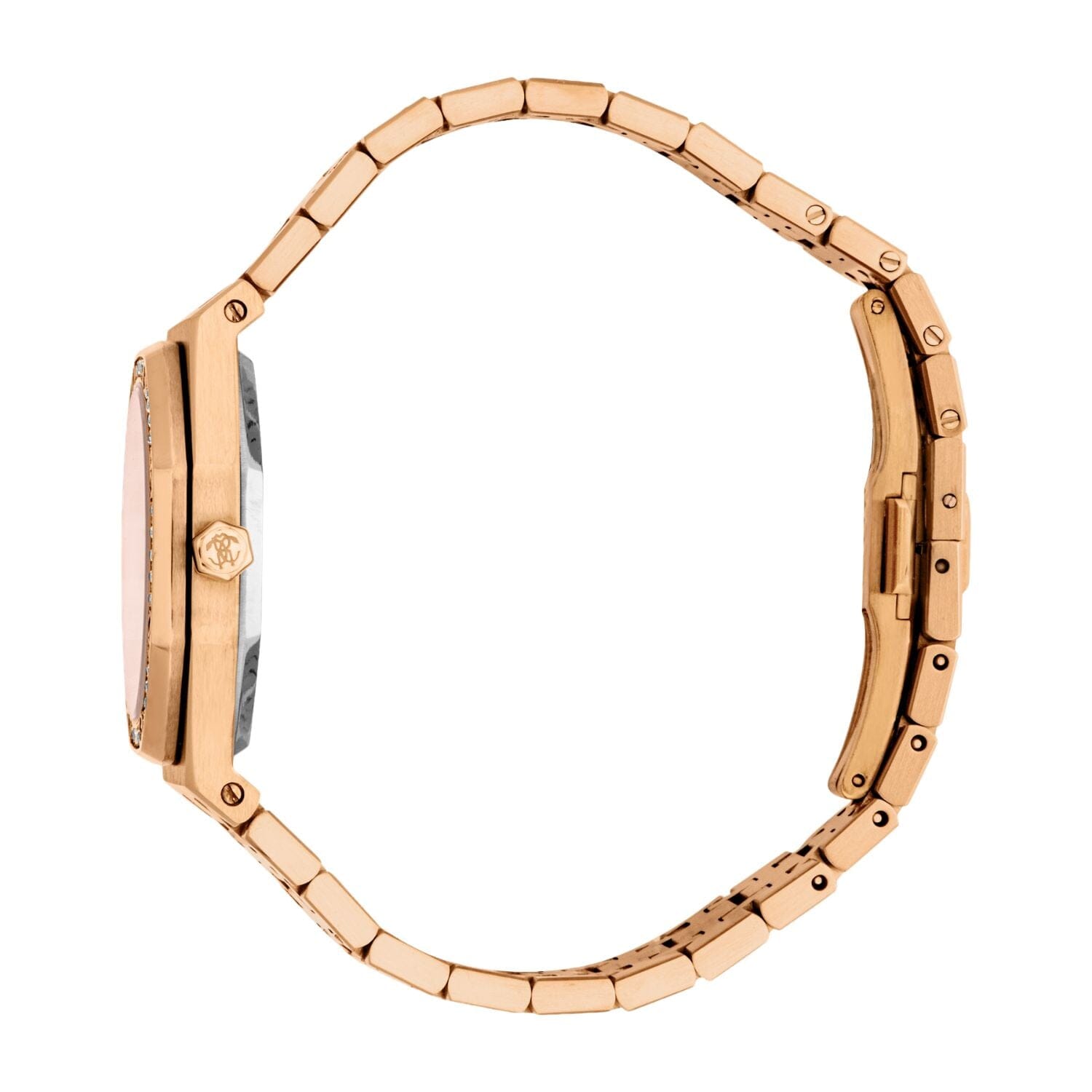 RC5L159M0065 Roberto Cavalli Women Watch, Rose Gold Dial, Rose Gold Color Metal Bracelet Roberto Cavalli 