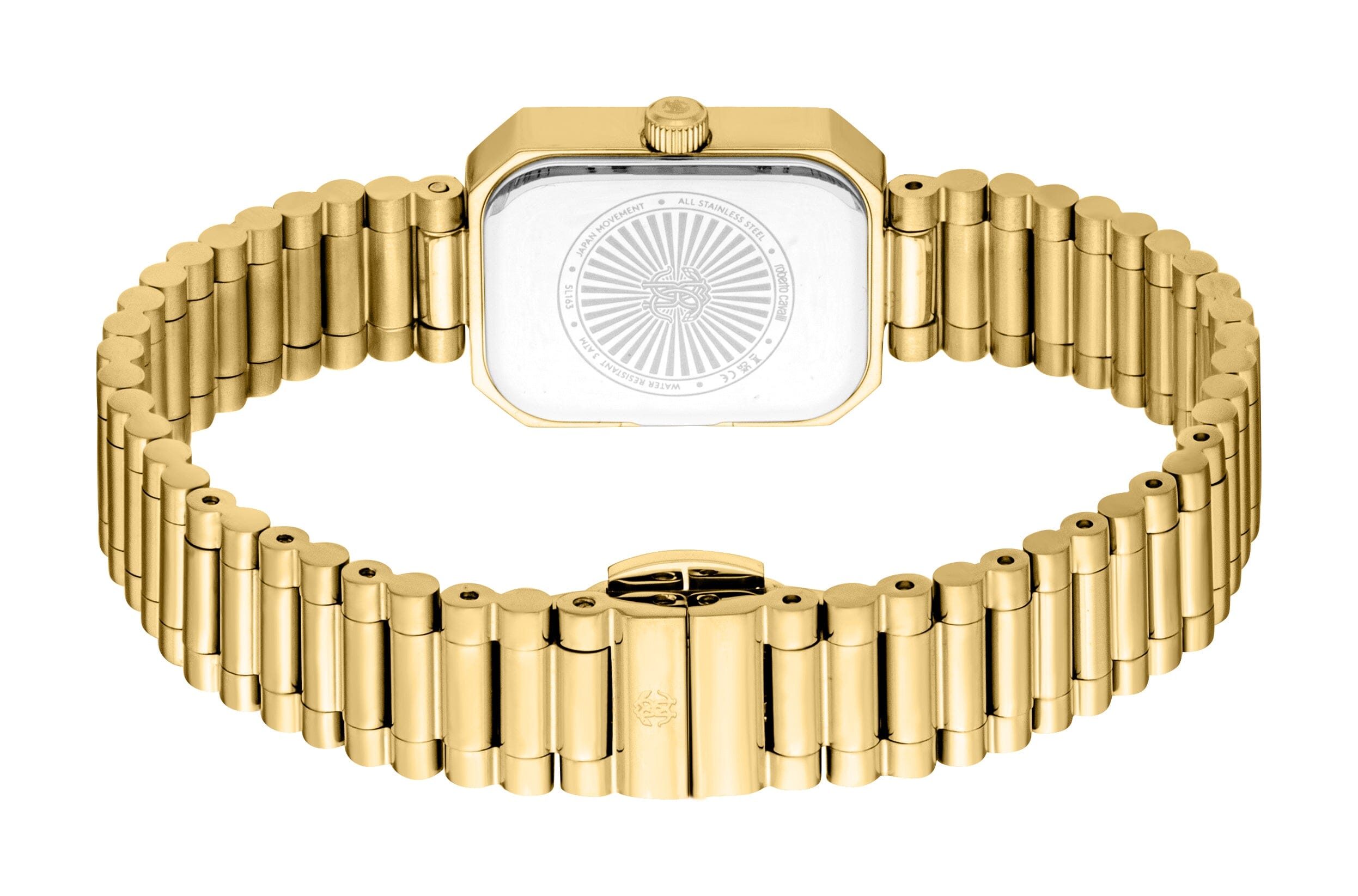 RC5L163M0025 Roberto Cavalli Women Watch, Champagne Dial, Gold Color Metal Bracelet Roberto Cavalli 