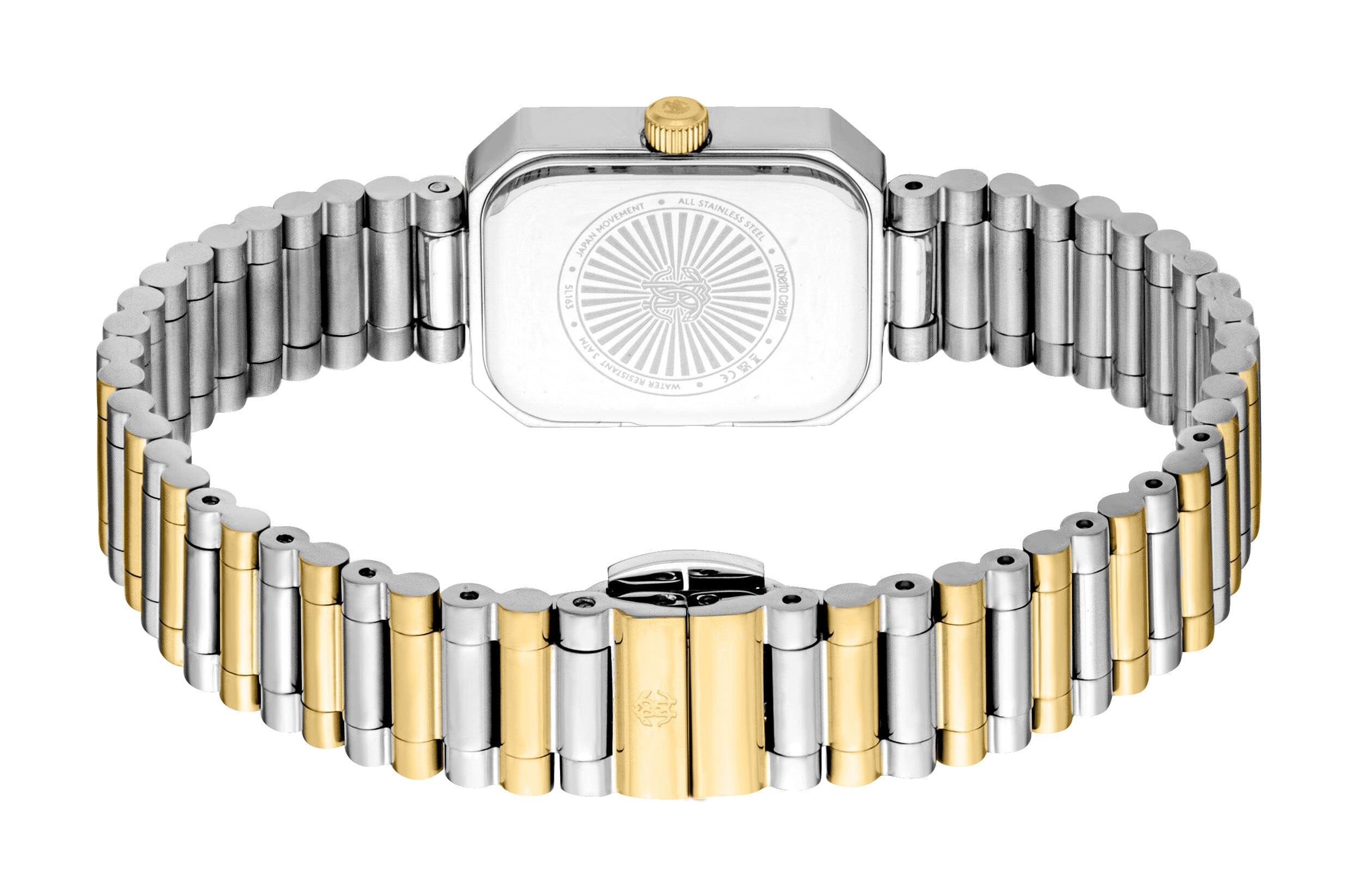RC5L163M0045 Roberto Cavalli Women Watch, Champagne Dial, Two Tone Silver & Gold Color Metal Bracelet Roberto Cavalli 