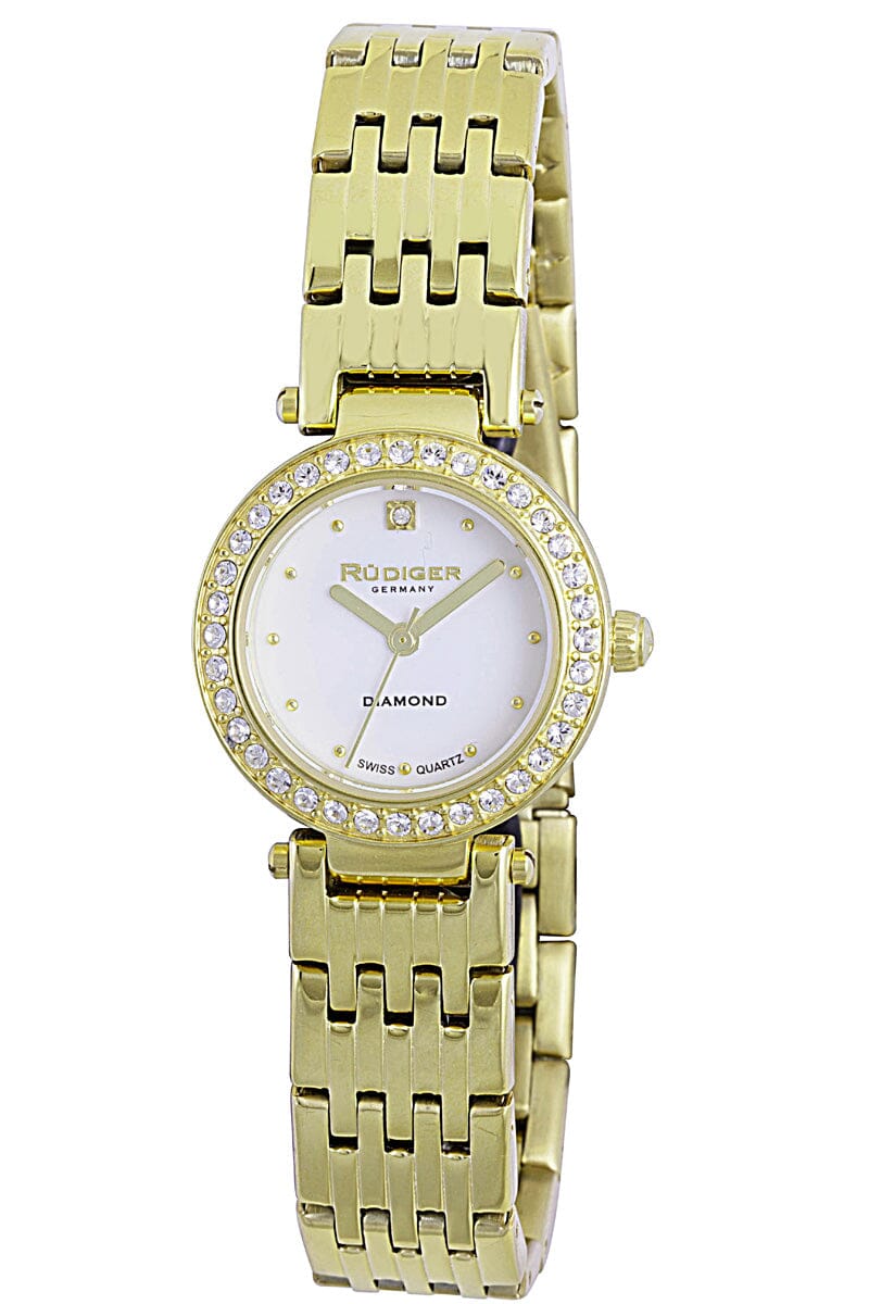 Rudiger Essen Women's White Dila Gold Watch Rudiger 