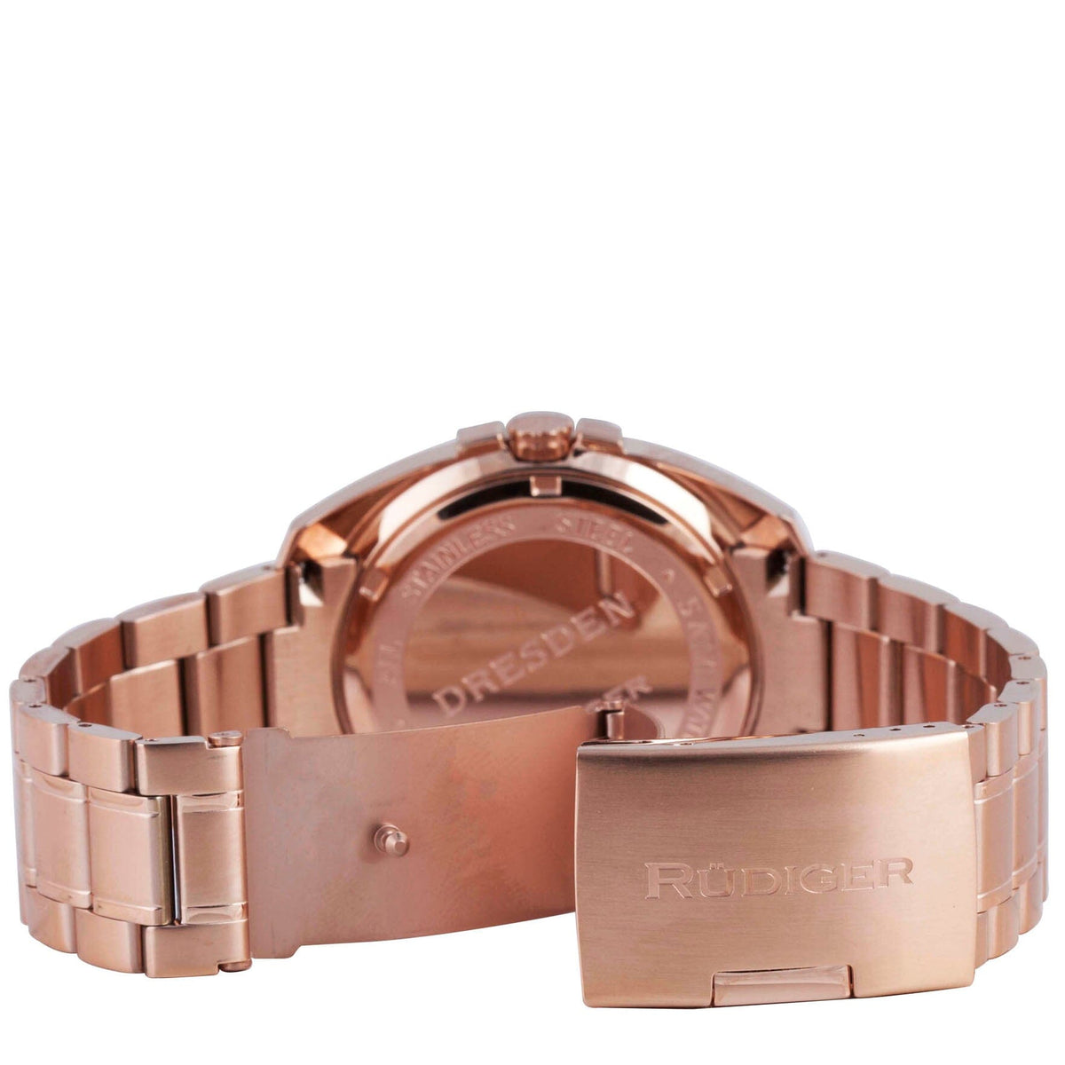 Rudiger Mens Dresden Silver Watch Rudiger 