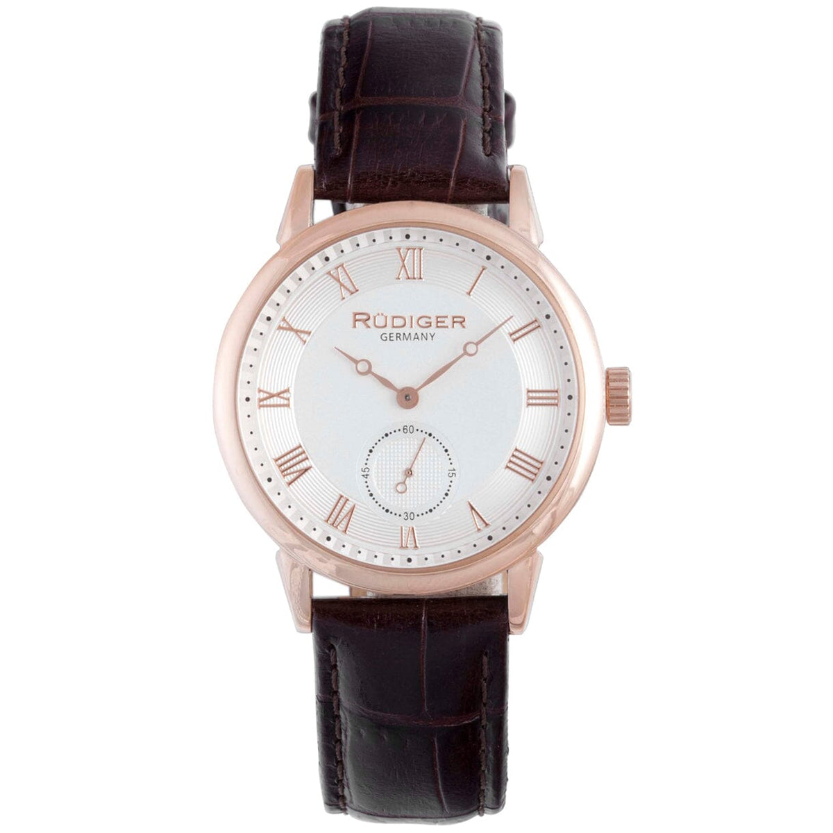 Rudiger Mens Leipzig Silver Watch Rudiger 