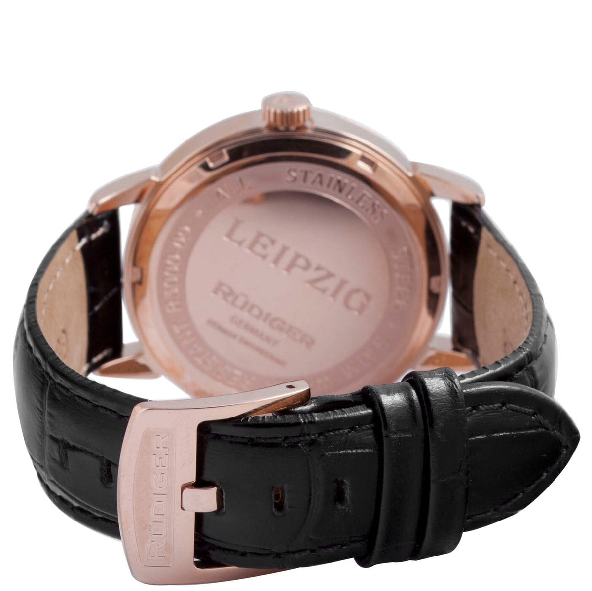 Rudiger Mens Leipzig Silver Watch Rudiger 