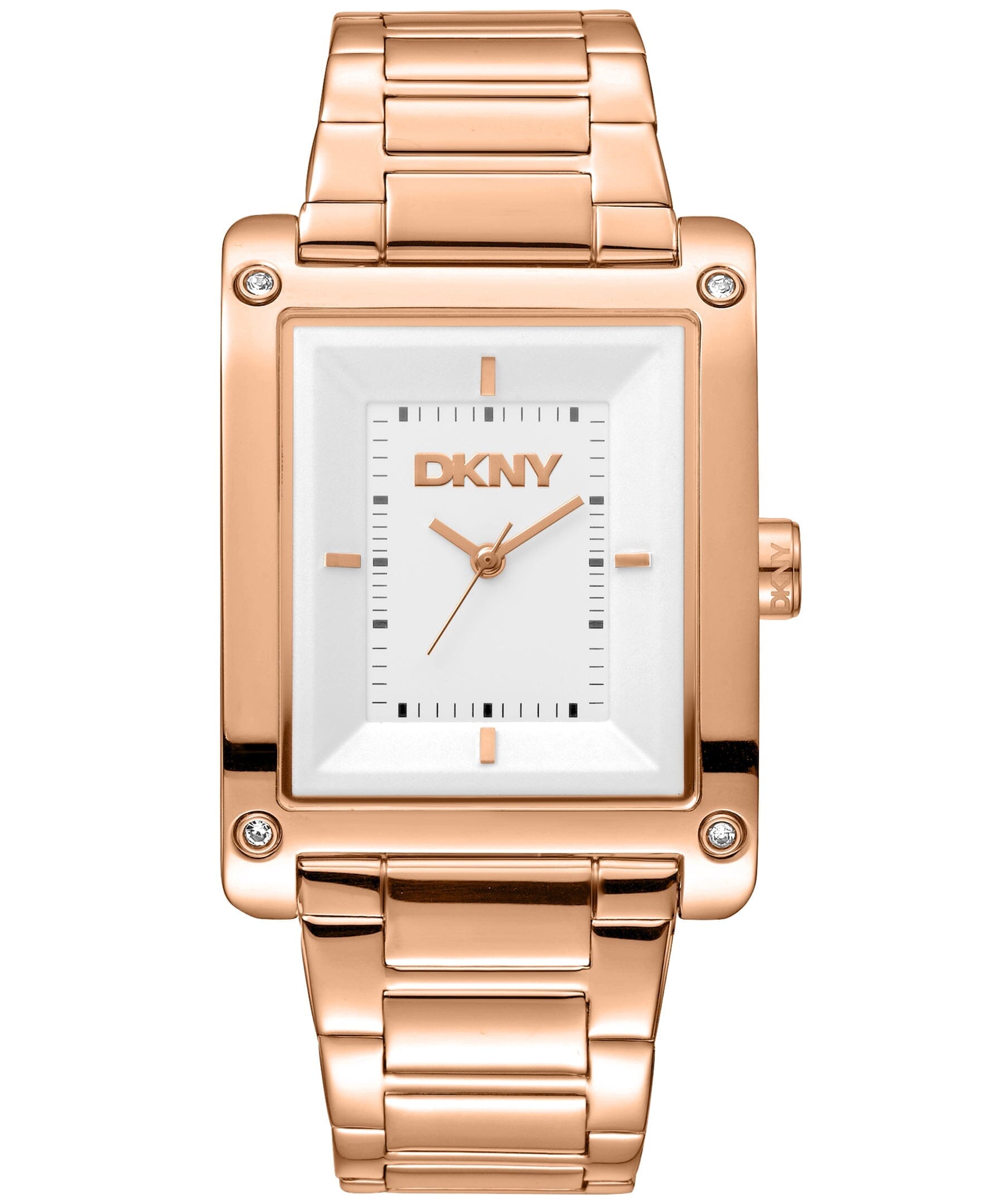 URBAN Westside Maxi Stainless Steel Rose Gold White Dial Women's Watch DKNY 