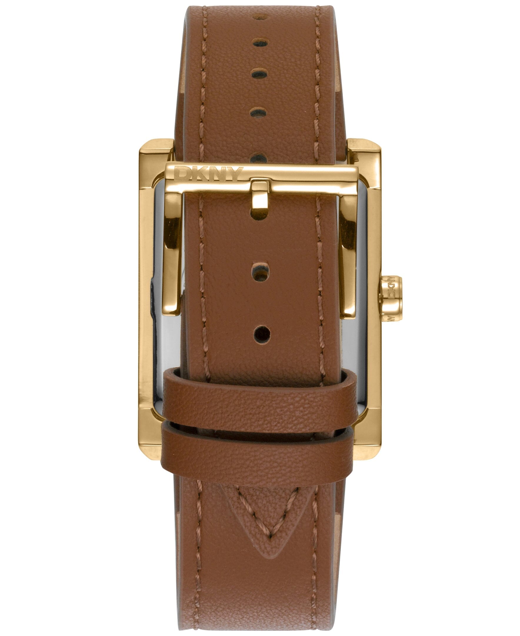 URBAN Westside Maxi White Dial Brown Leather Strap Women's Watch DKNY 