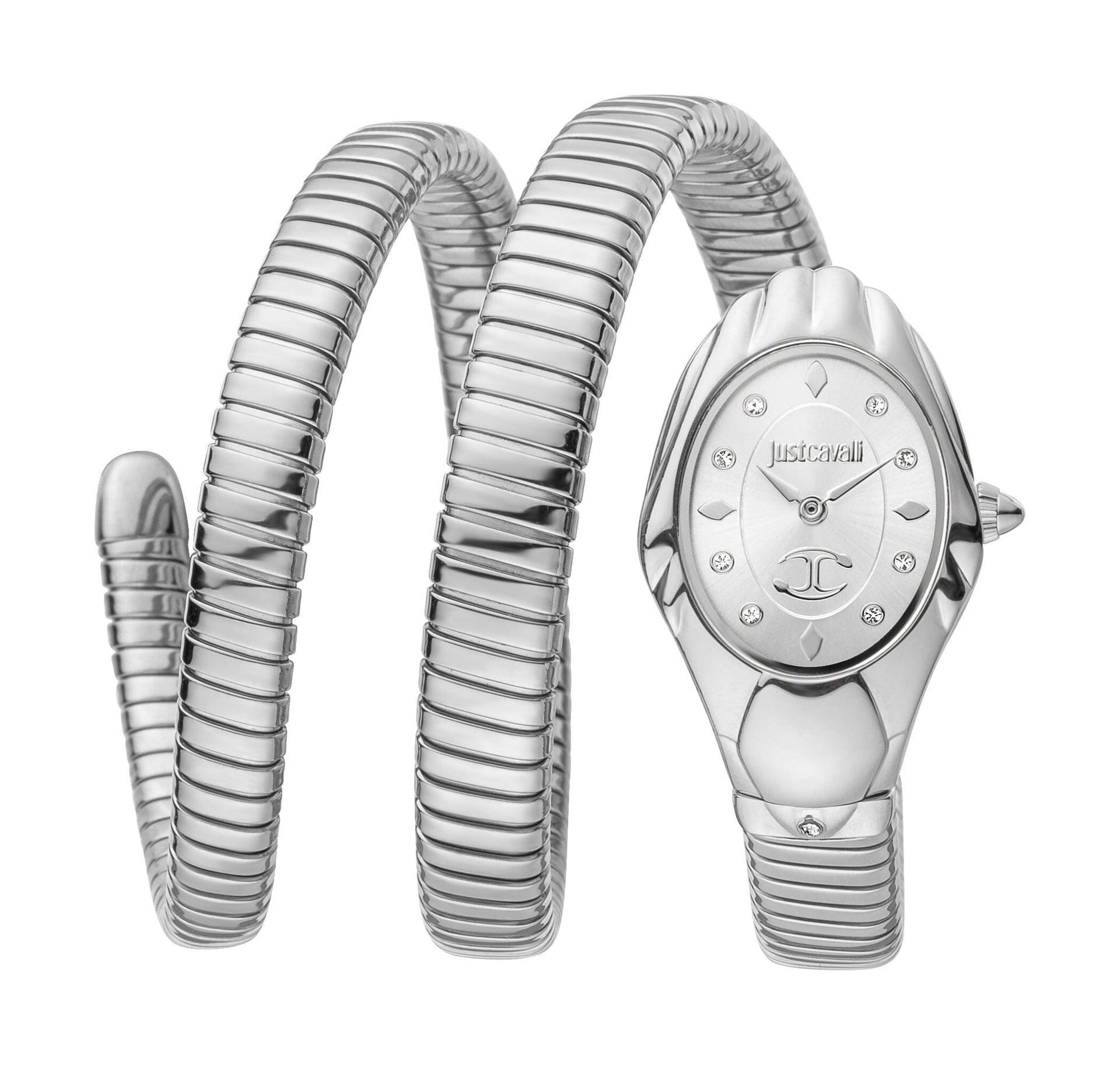 Women's Just Cavalli Emozioni Silver Quartz Watch Just Cavalli 