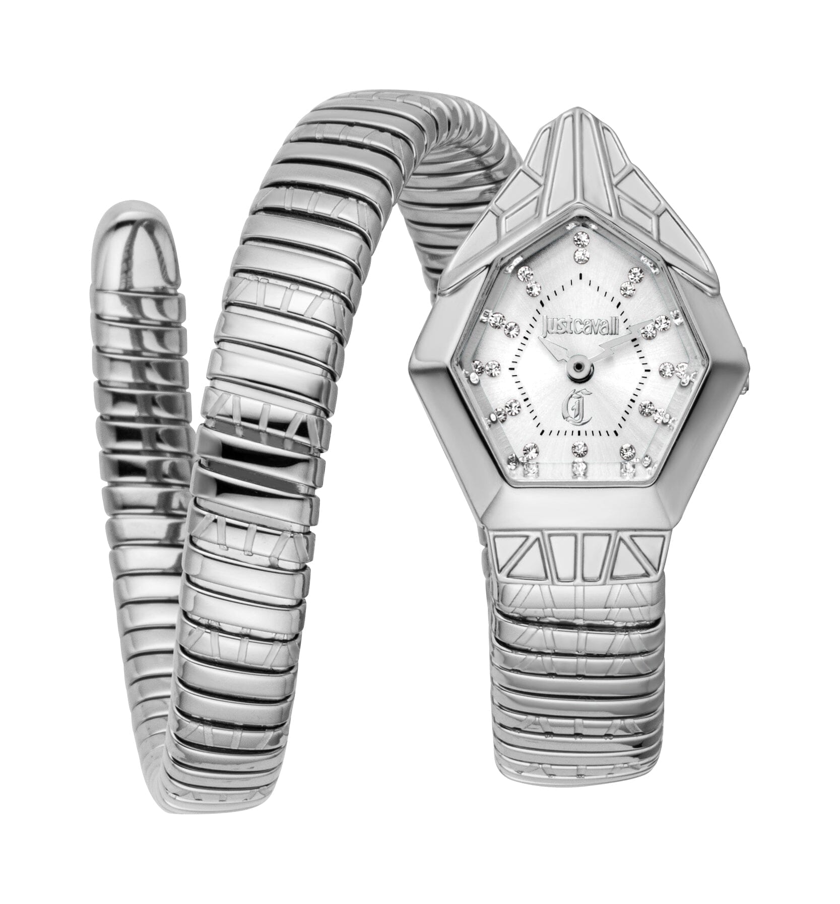 Women's Just Cavalli Gemma Silver Dial Quartz Watch Just Cavalli 