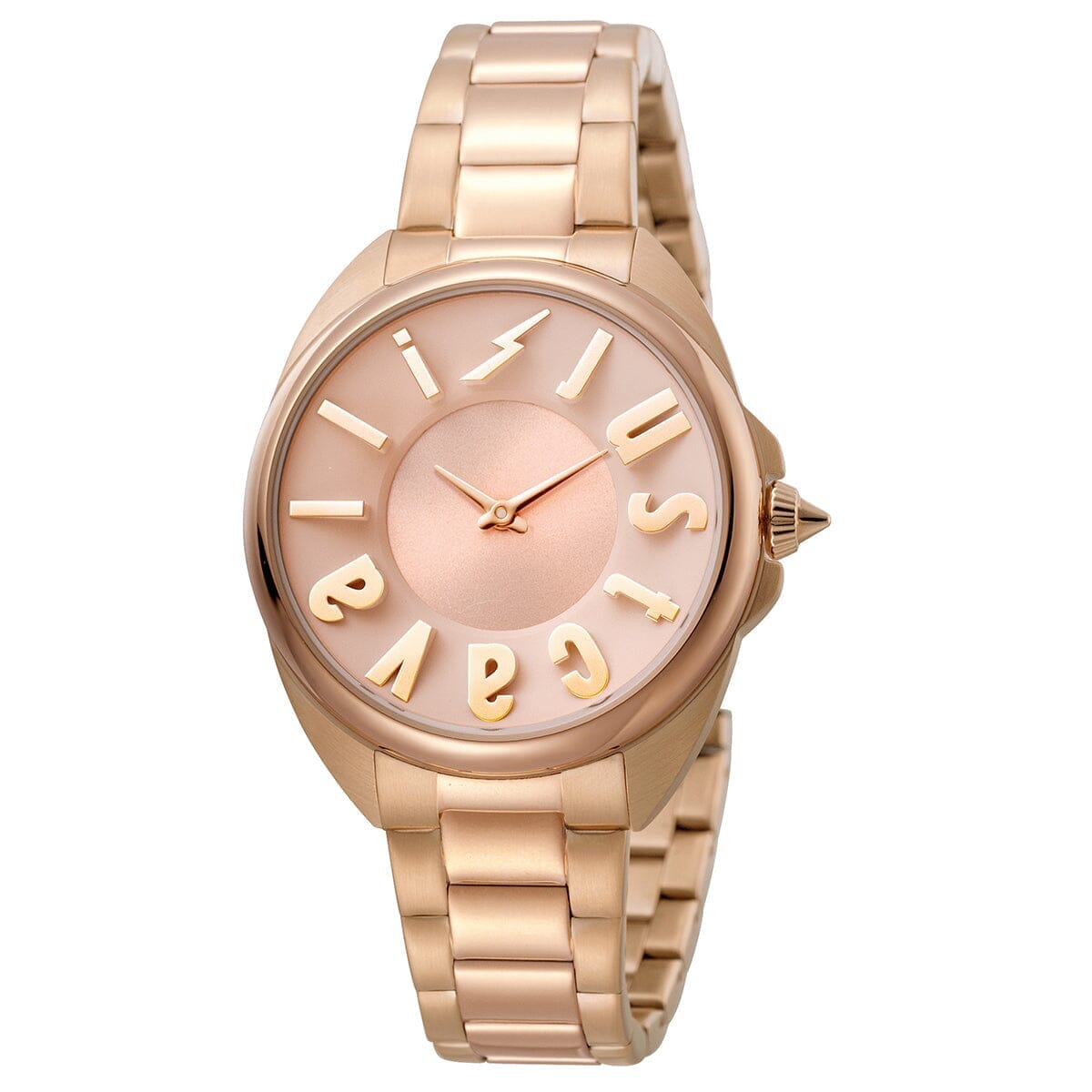 Women's Just Cavalli Logo Rose Quartz Watch Just Cavalli 
