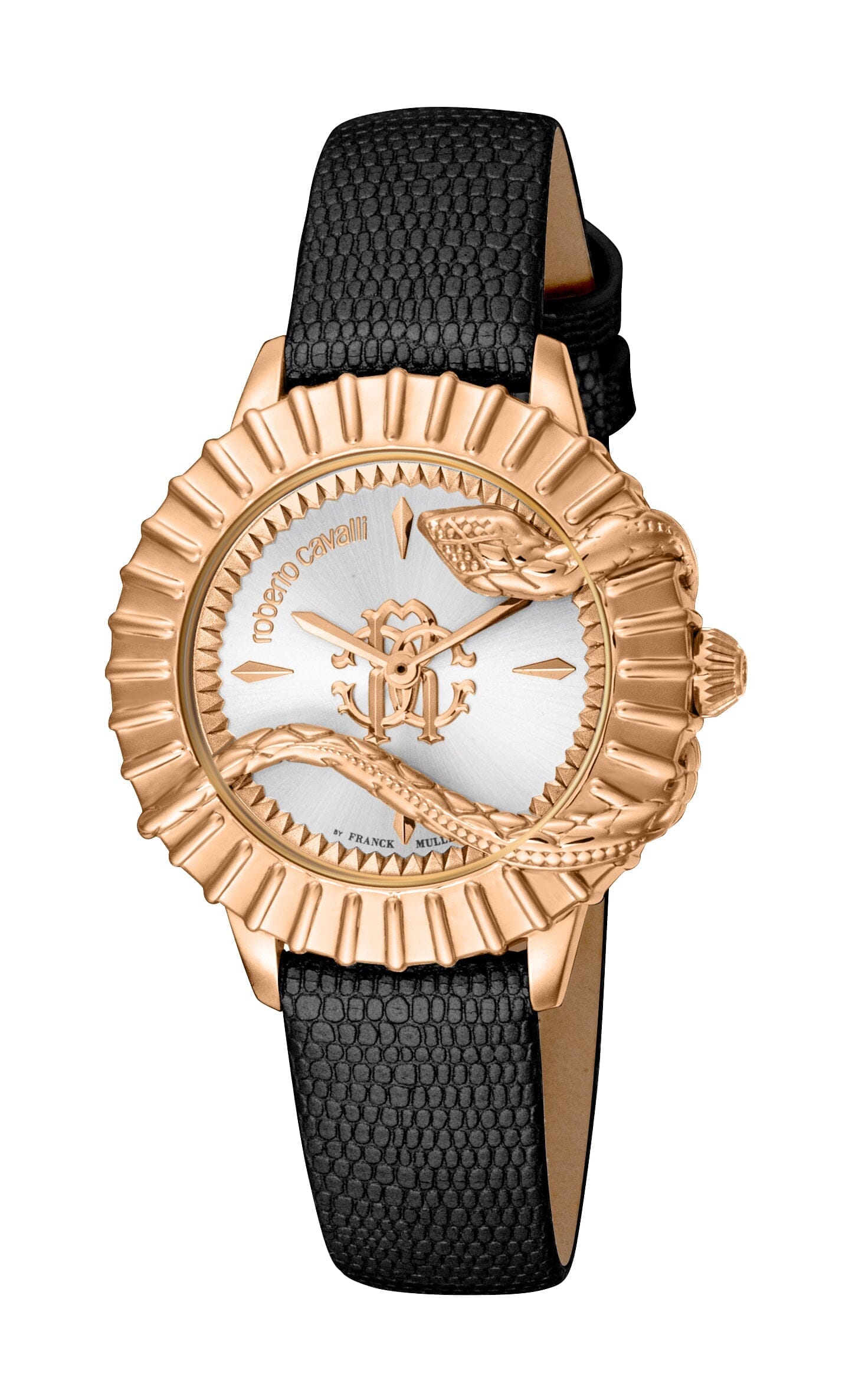 Women's Roberto Cavalli by Franck Muller Snake Rose Gold Quartz Watch Roberto Cavalli by Franck Muller 