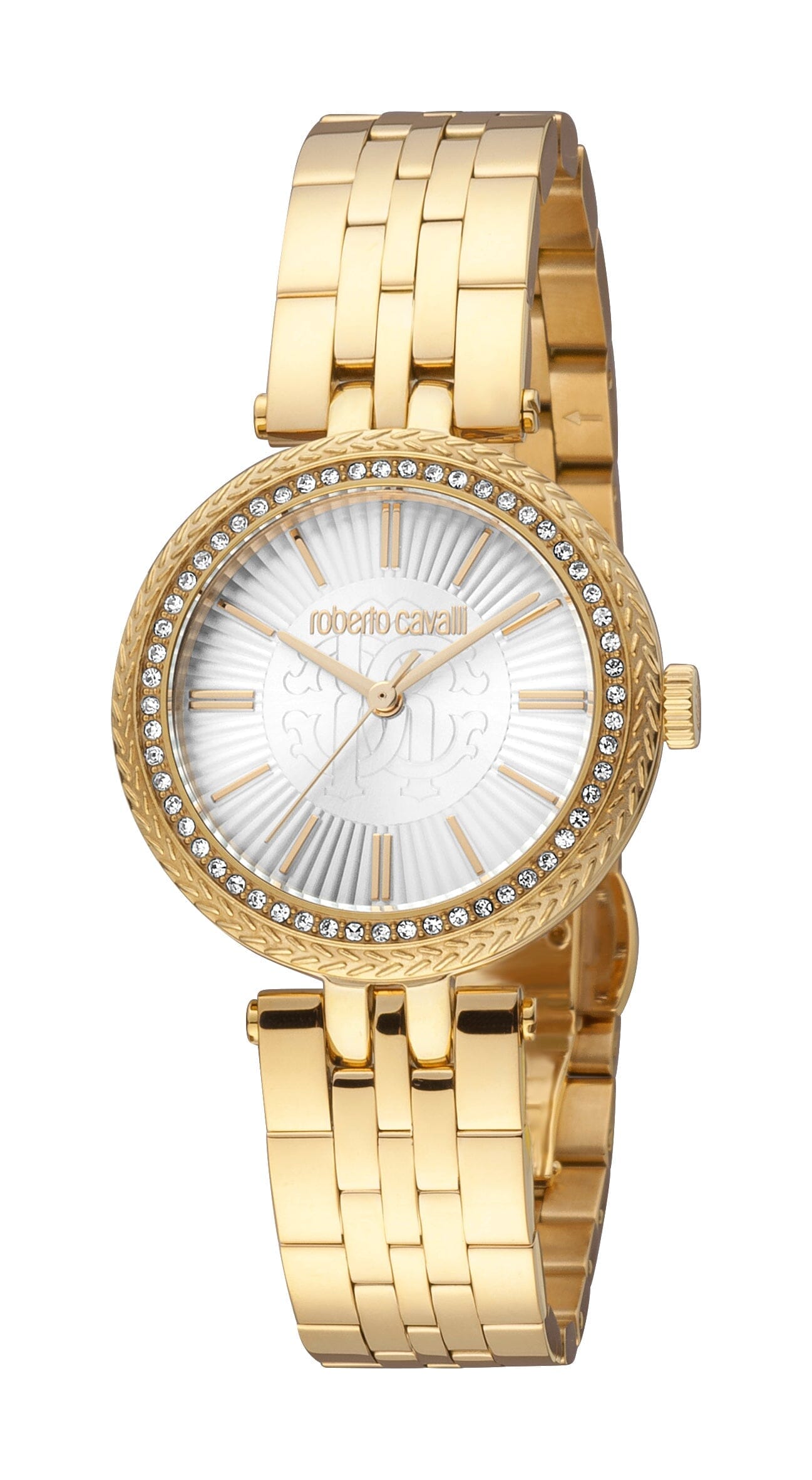 Women's Roberto Cavalli Glam Gold Quartz Watch Roberto Cavalli 