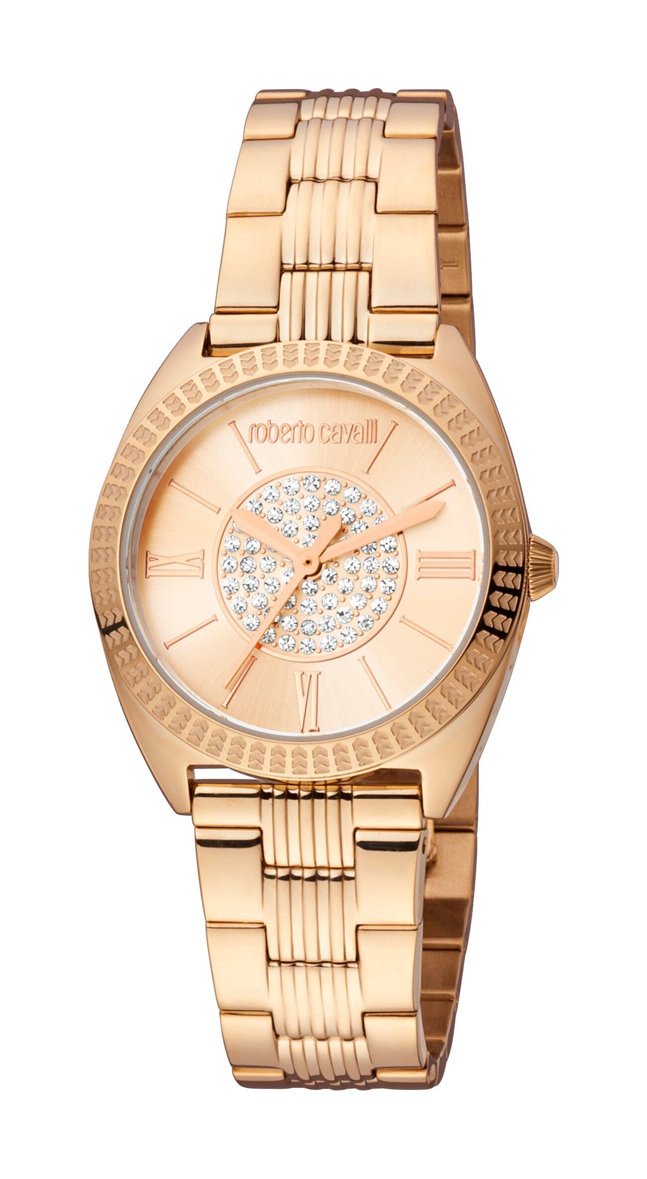 Women's Roberto Cavalli Rose Gold Dial Quartz Watch Roberto Cavalli 