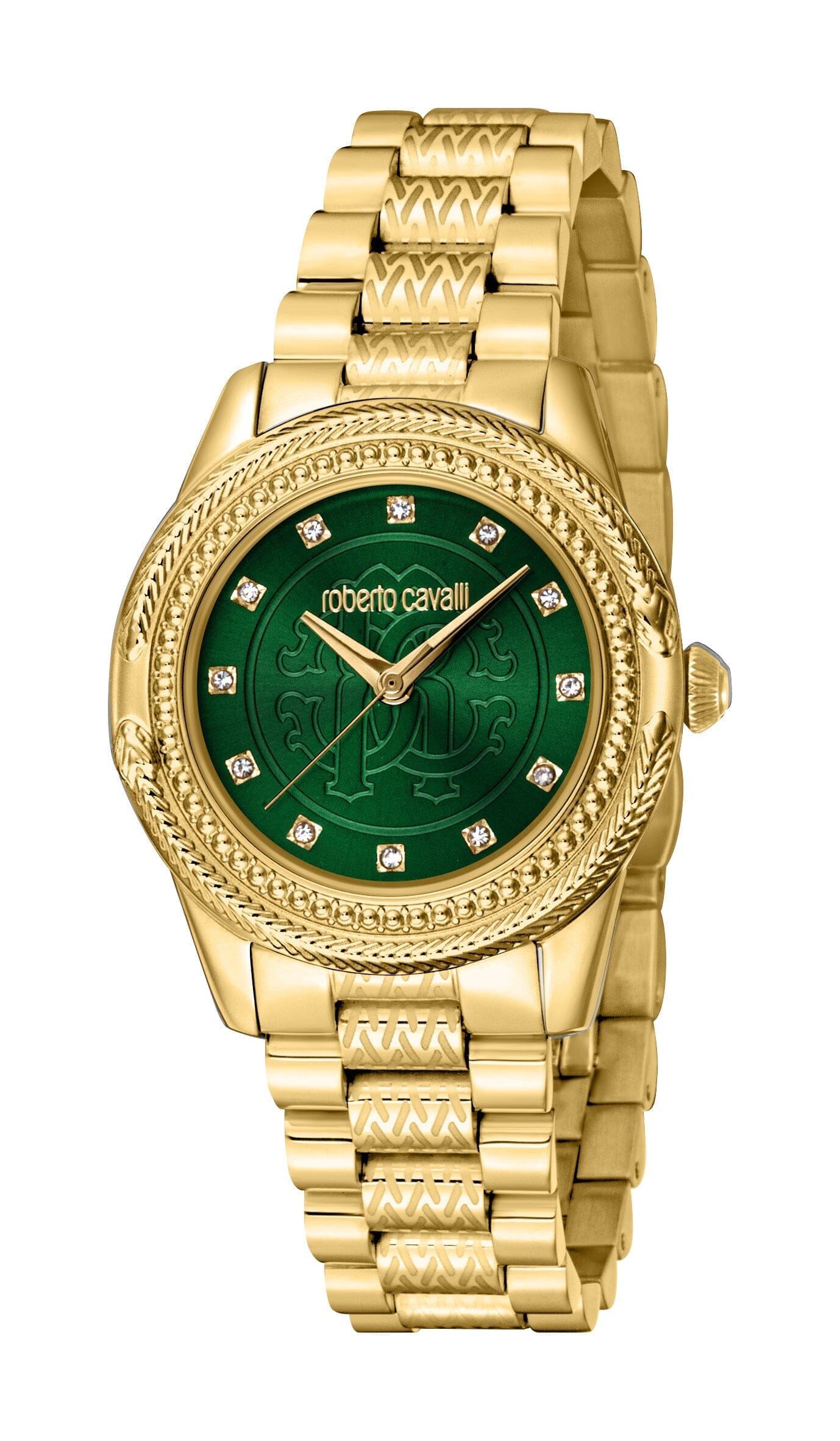 Women's Roberto Cavalli Snake Core Gold Quartz Watch Roberto Cavalli 