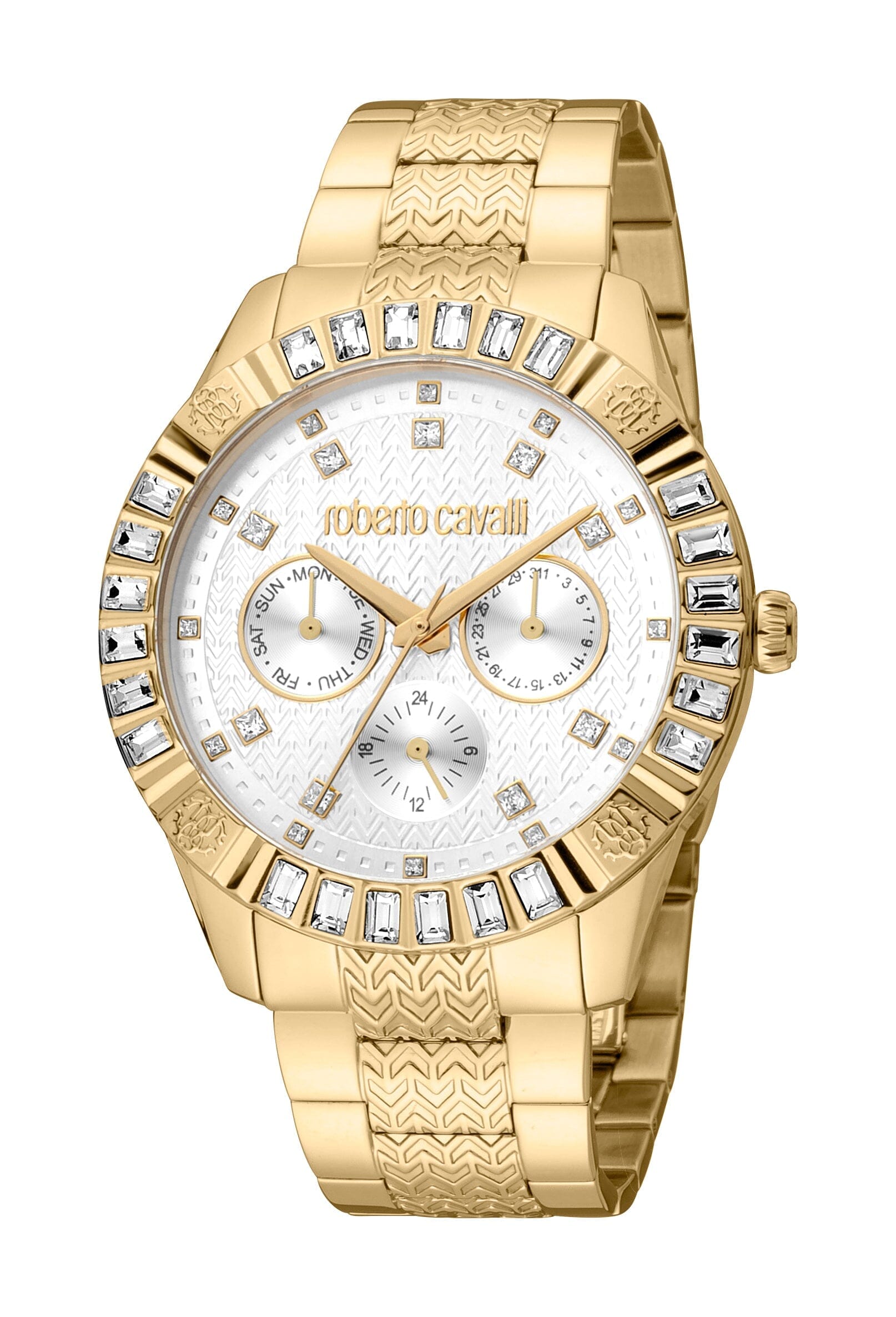 Women's Roberto Cavalli XL Gold Quartz Watch Roberto Cavalli 